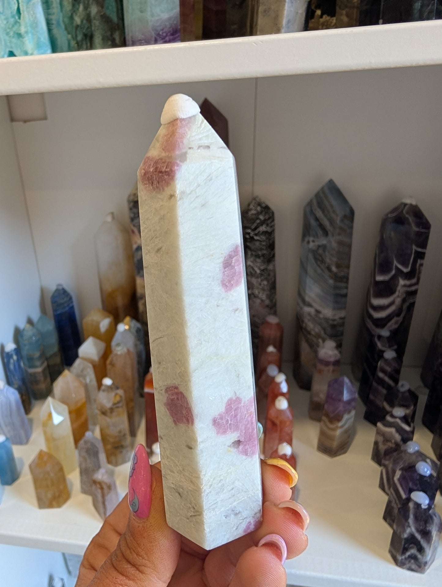 Pink tourmaline tower ✨