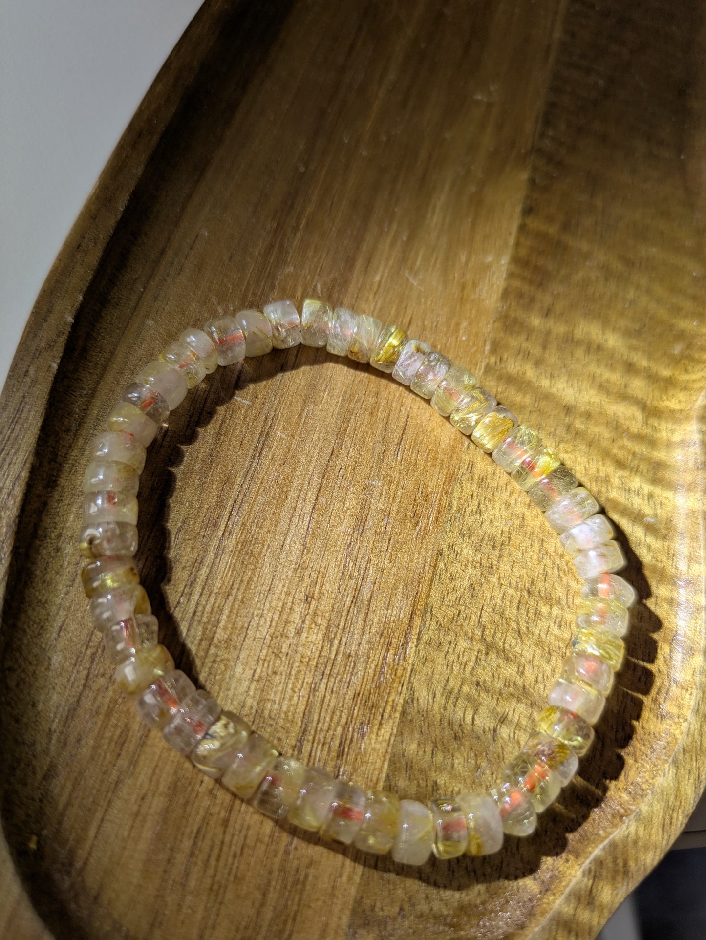 Golden rutile bracelet ✨