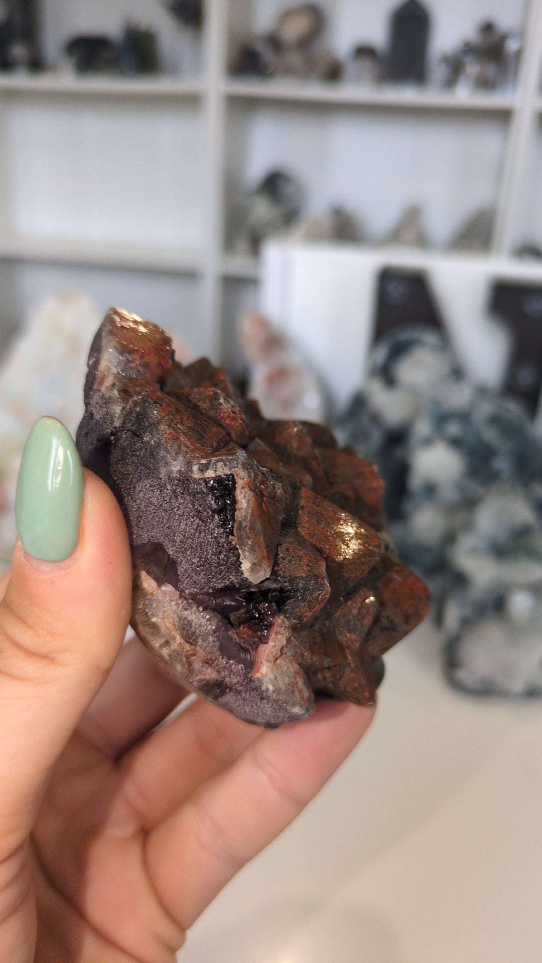 Amethyst with Hematite ✨
