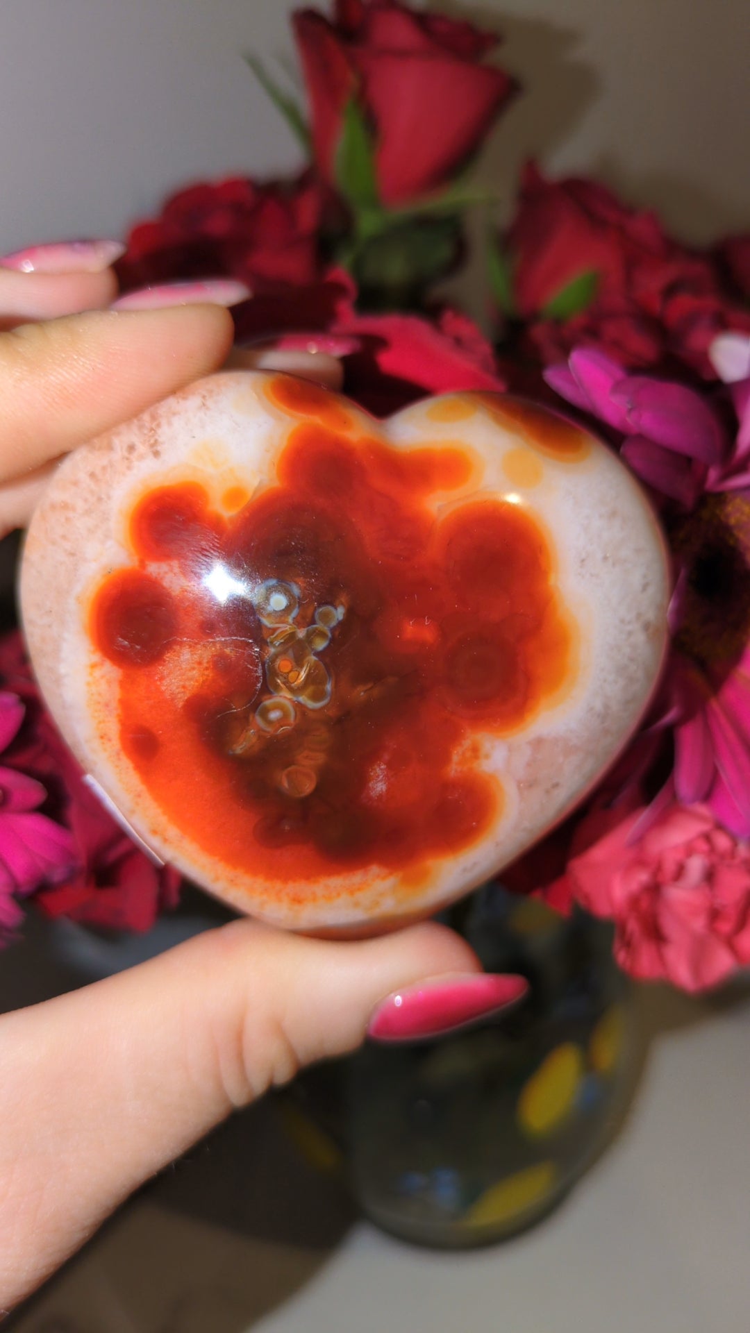 Carnelian heart ❤️ A
