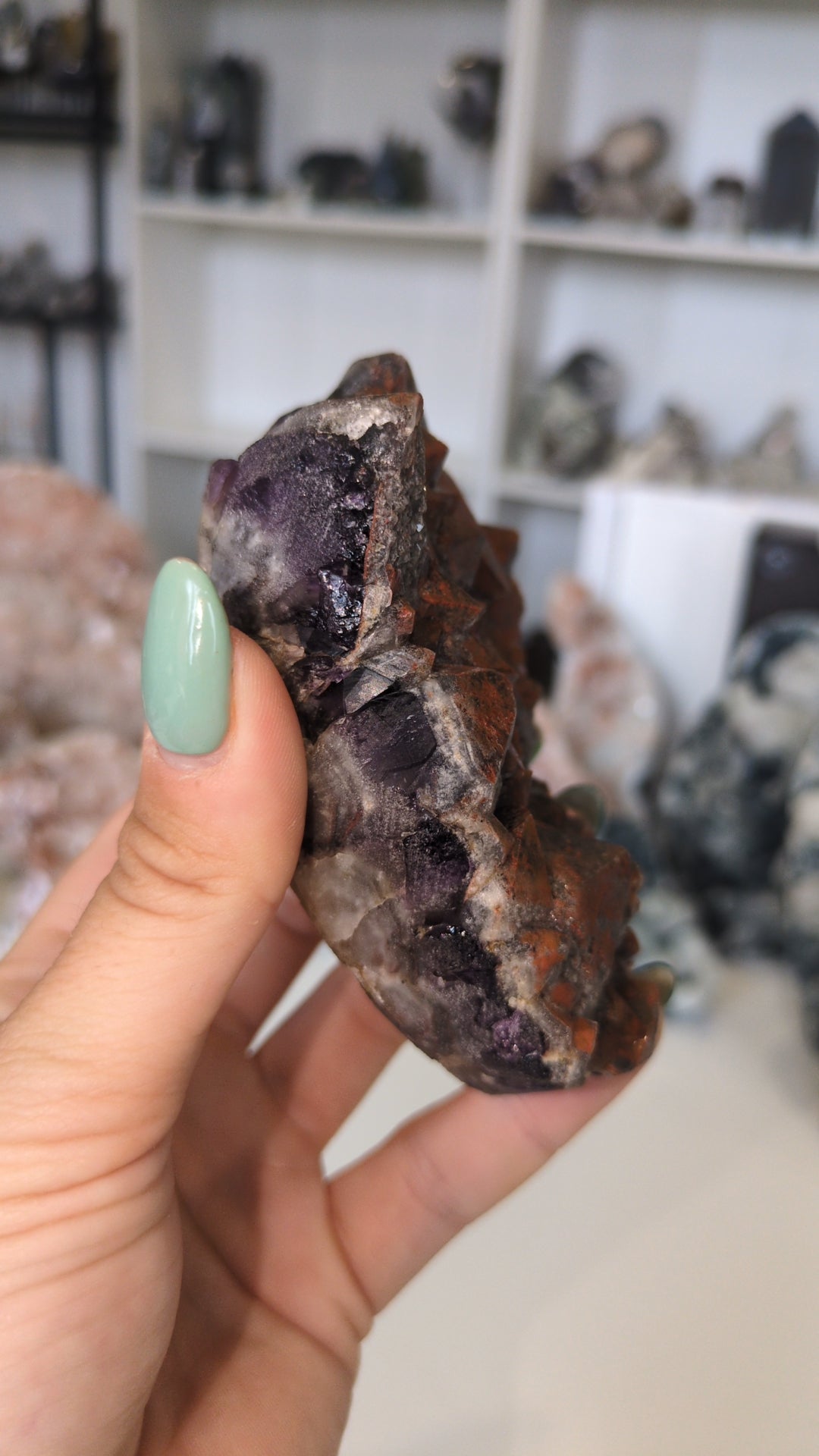 Amethyst with Hematite ✨ I