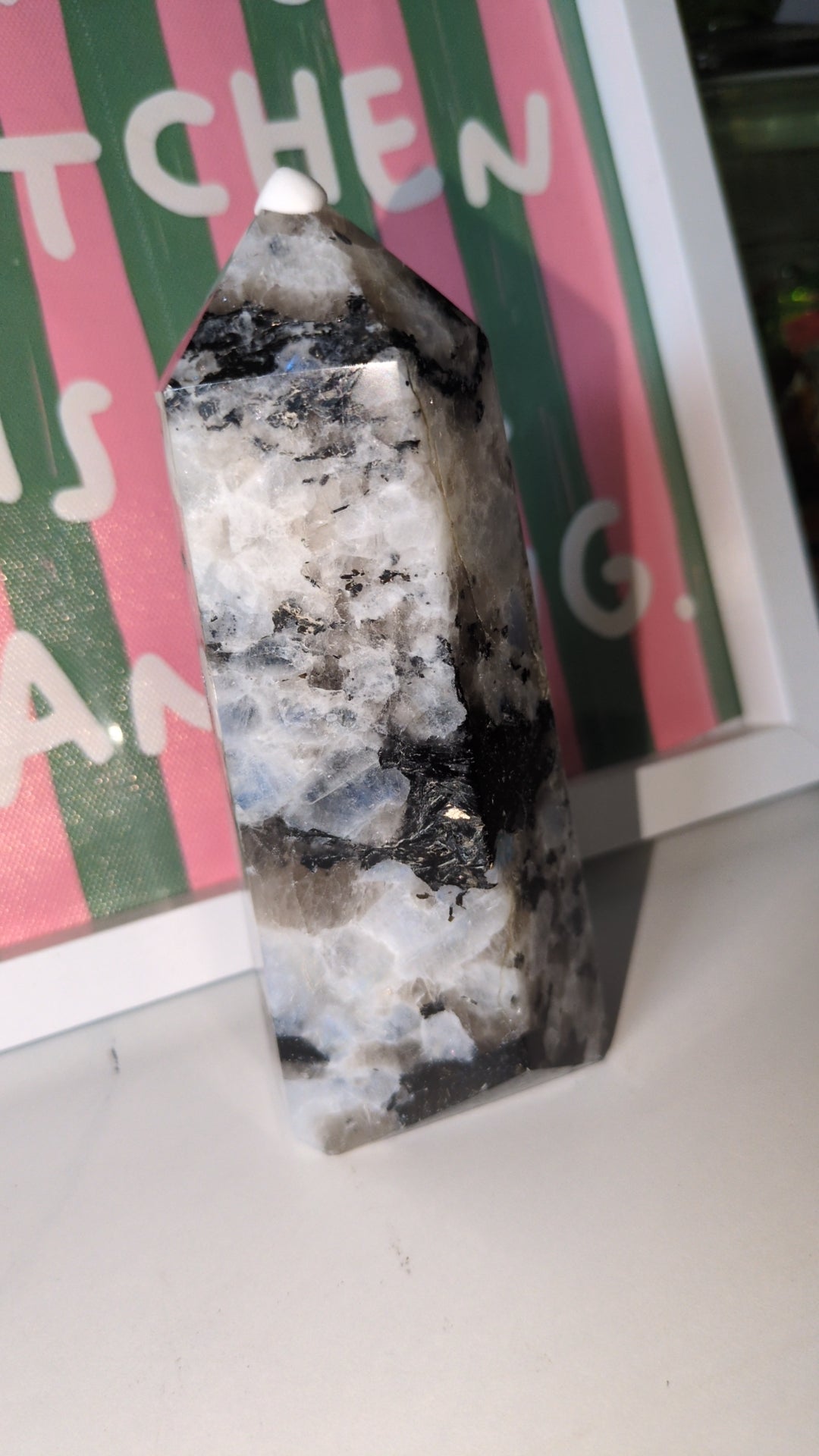 Chunky rainbow moonstone tower A ✨