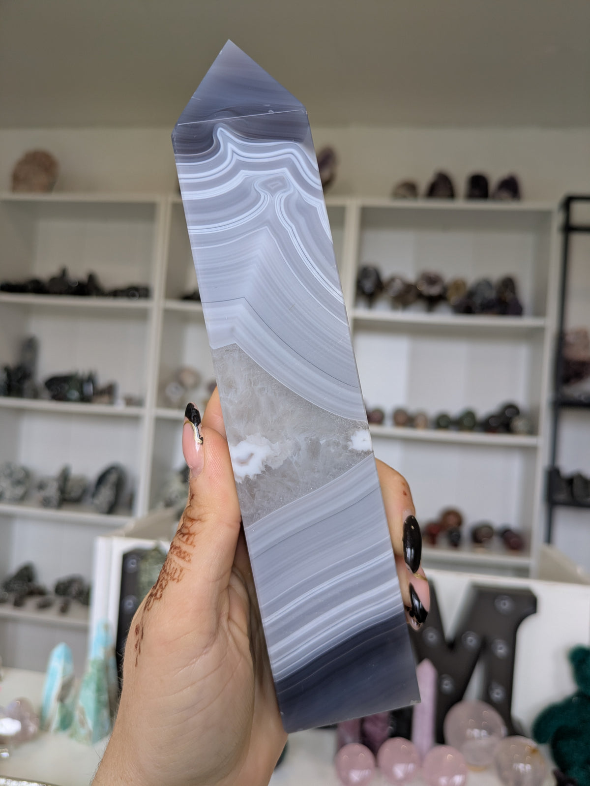 Large agate tower ✨