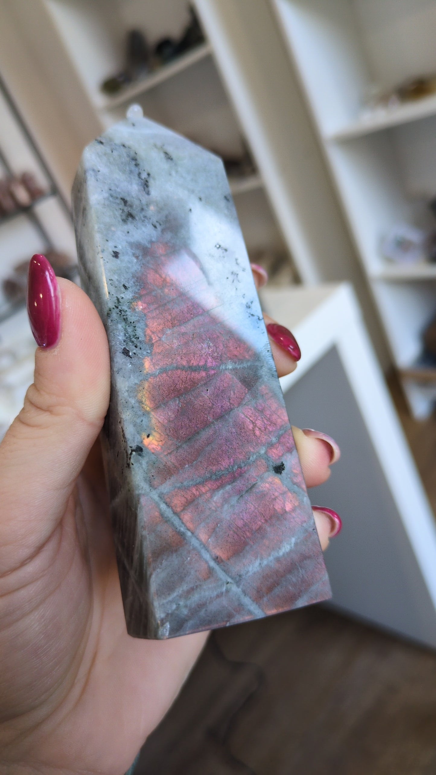 Labradorite tower ✨ sunset flash ✨