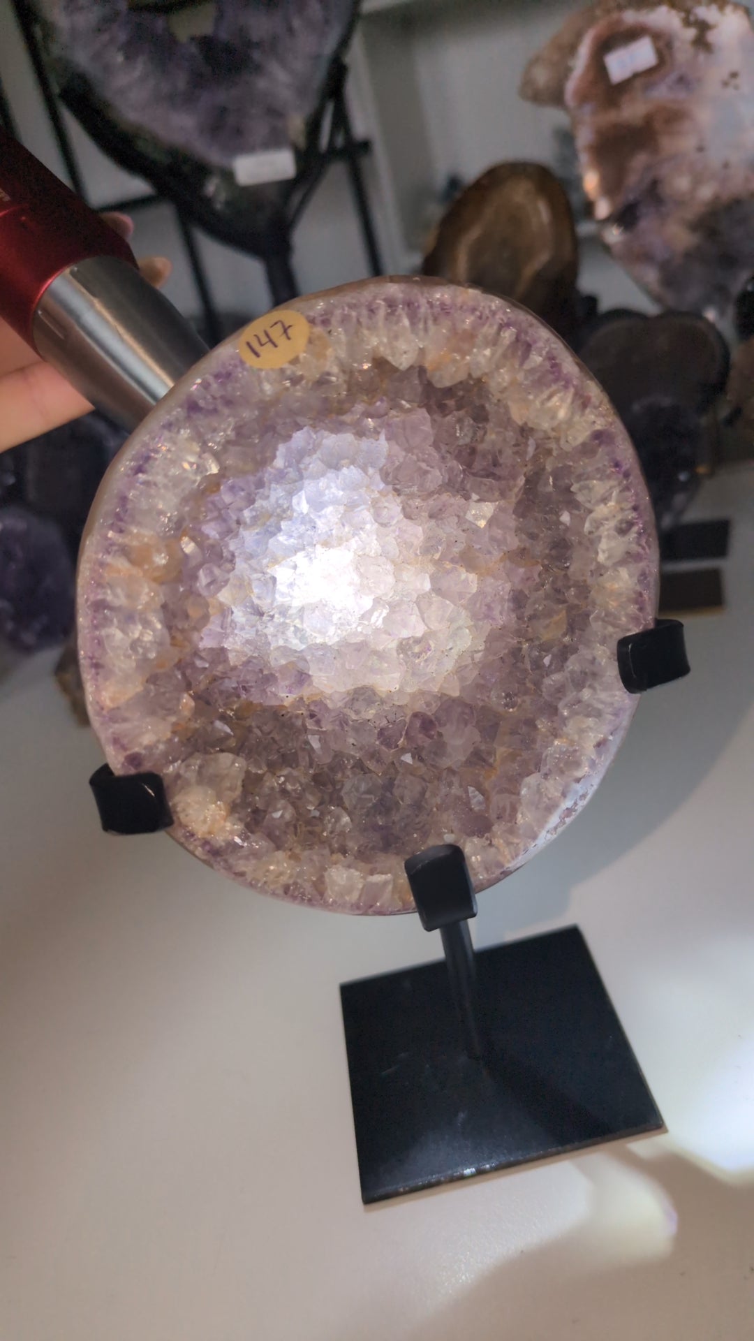 Amethyst geode from Brazil ✨
