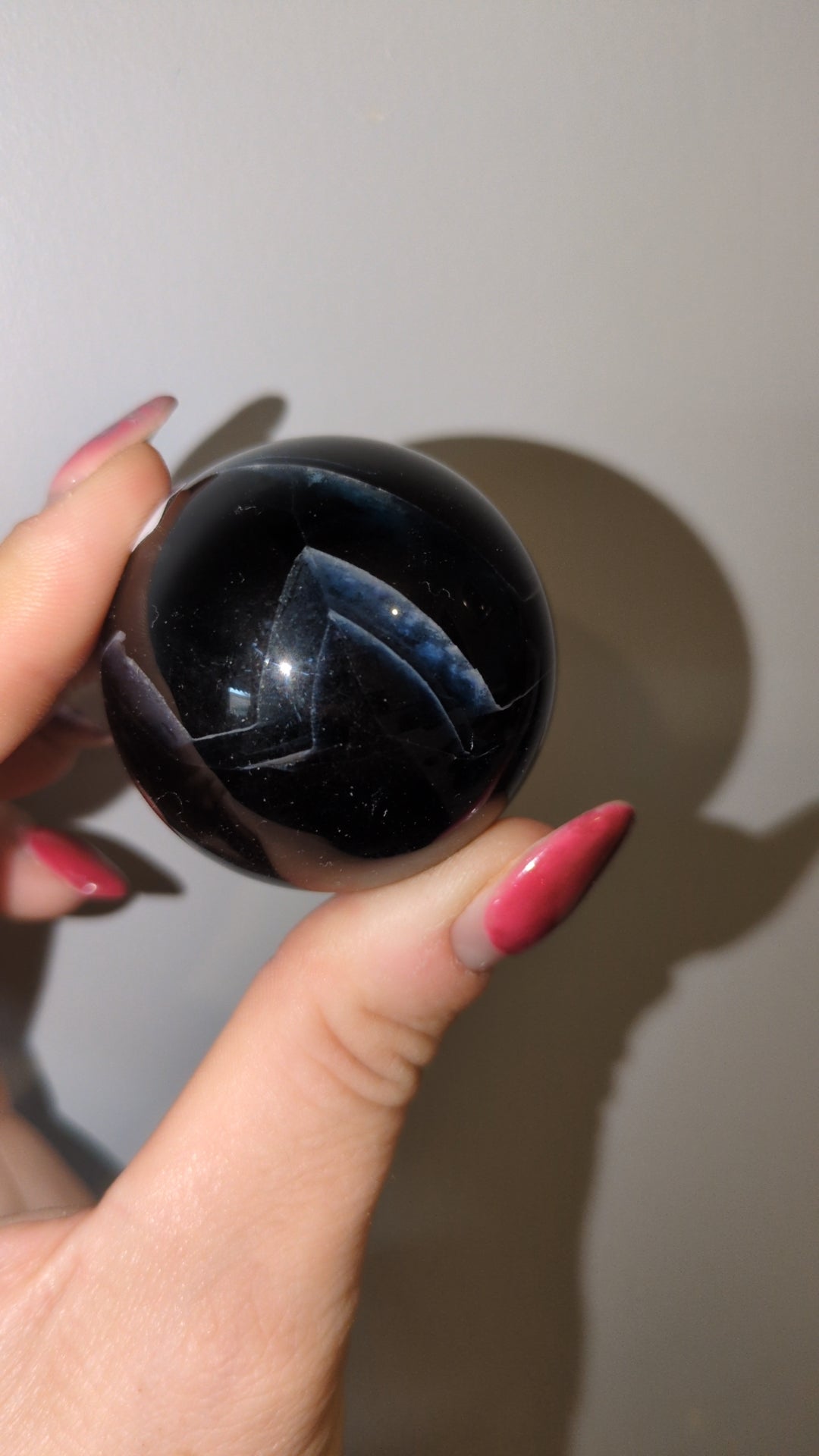 Black rose flourite sphere ✨ B