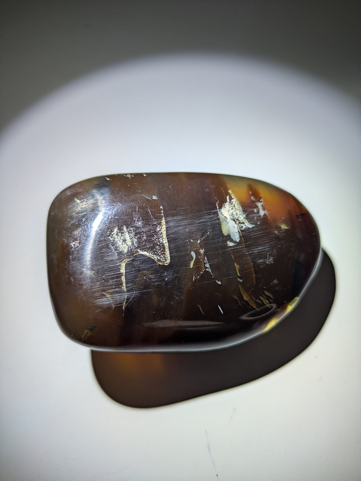 Blue amber freeform
