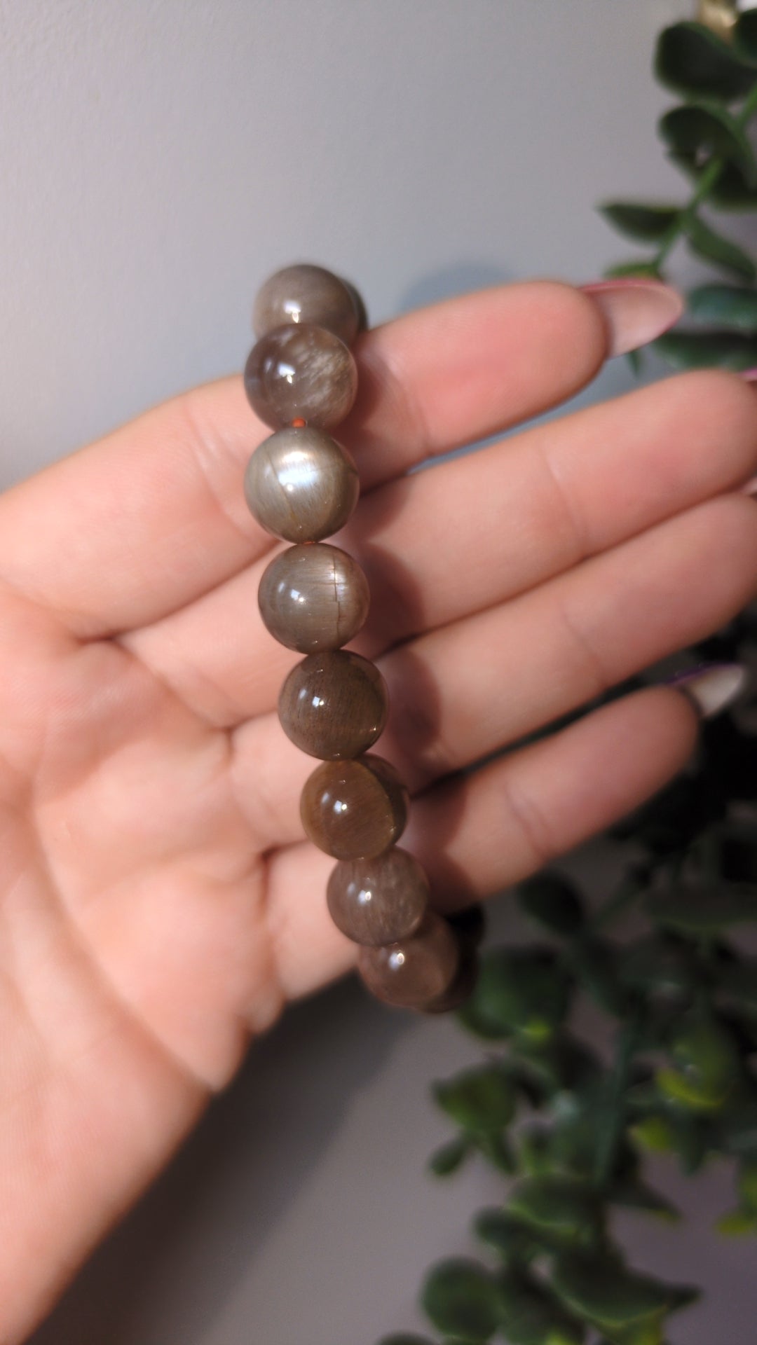 Sunstone & moonstone bracelet