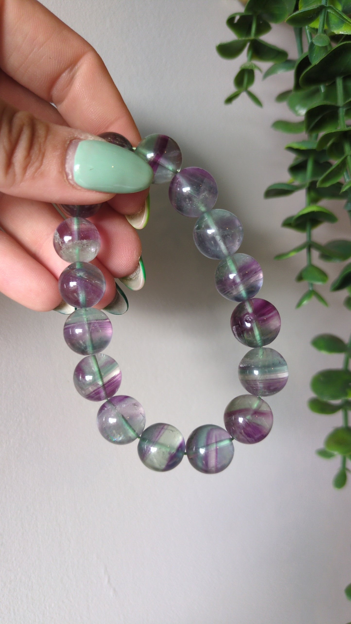 Rainbow flourite bracelet ✨