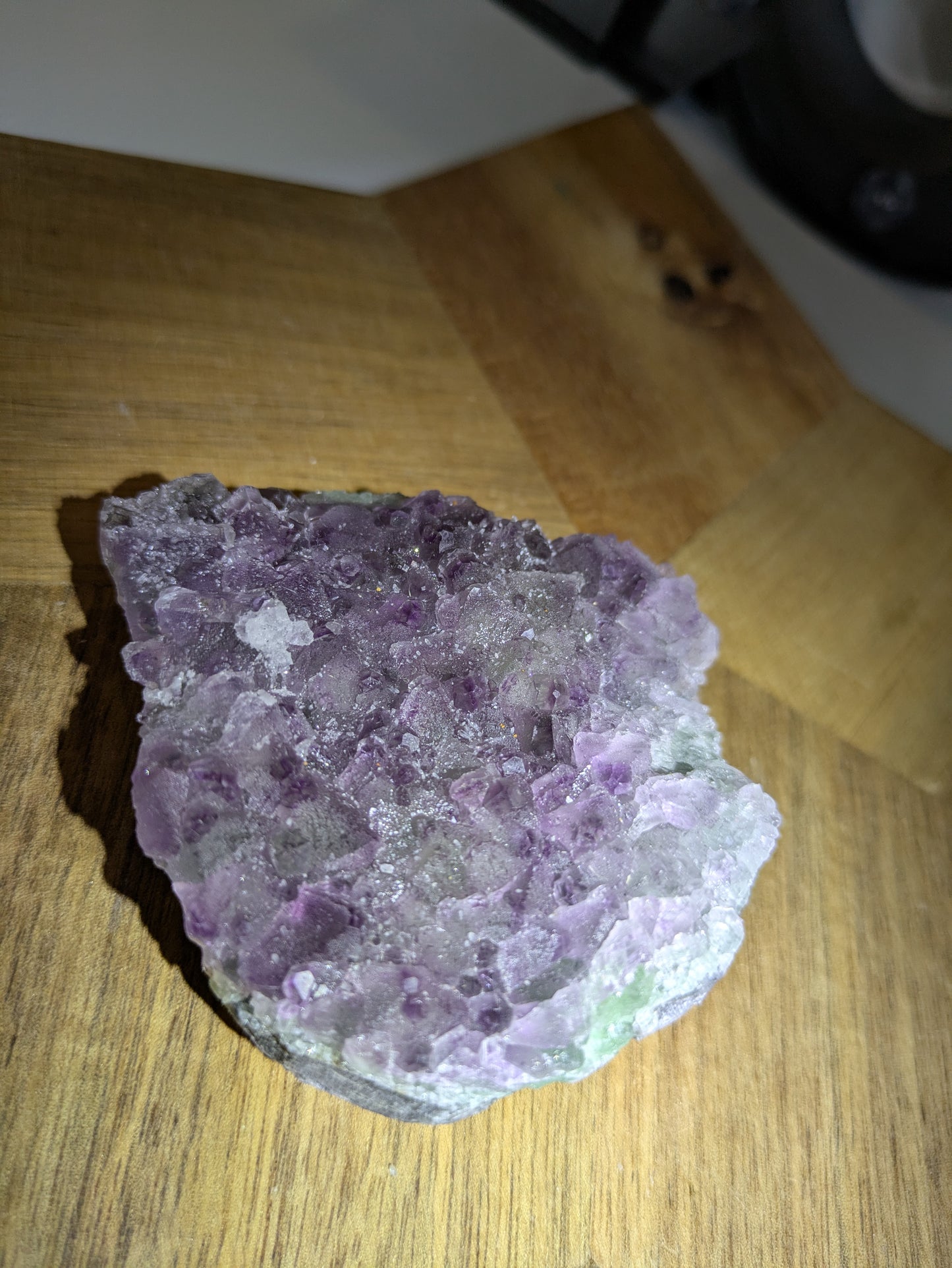 Purple & green flourite specimen ✨