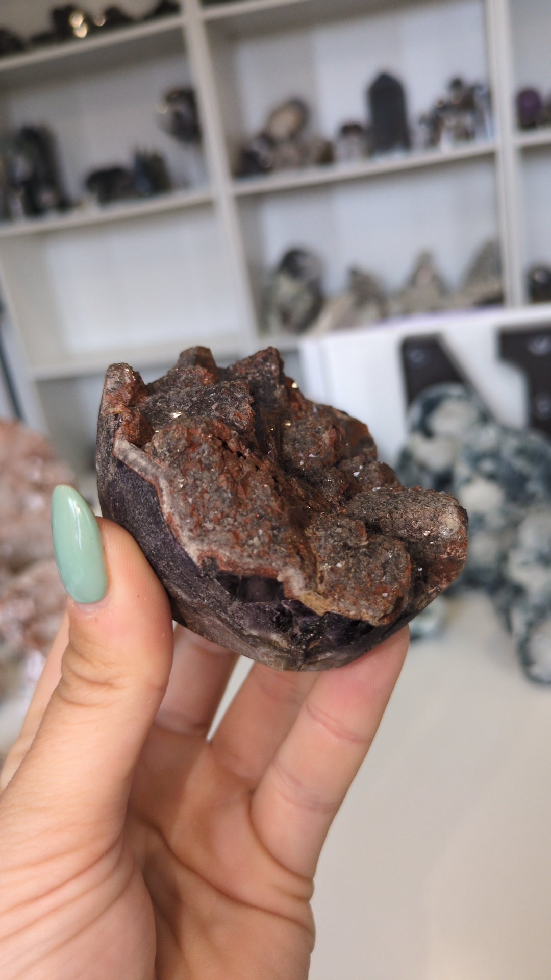 Amethyst with Hematite ✨ N