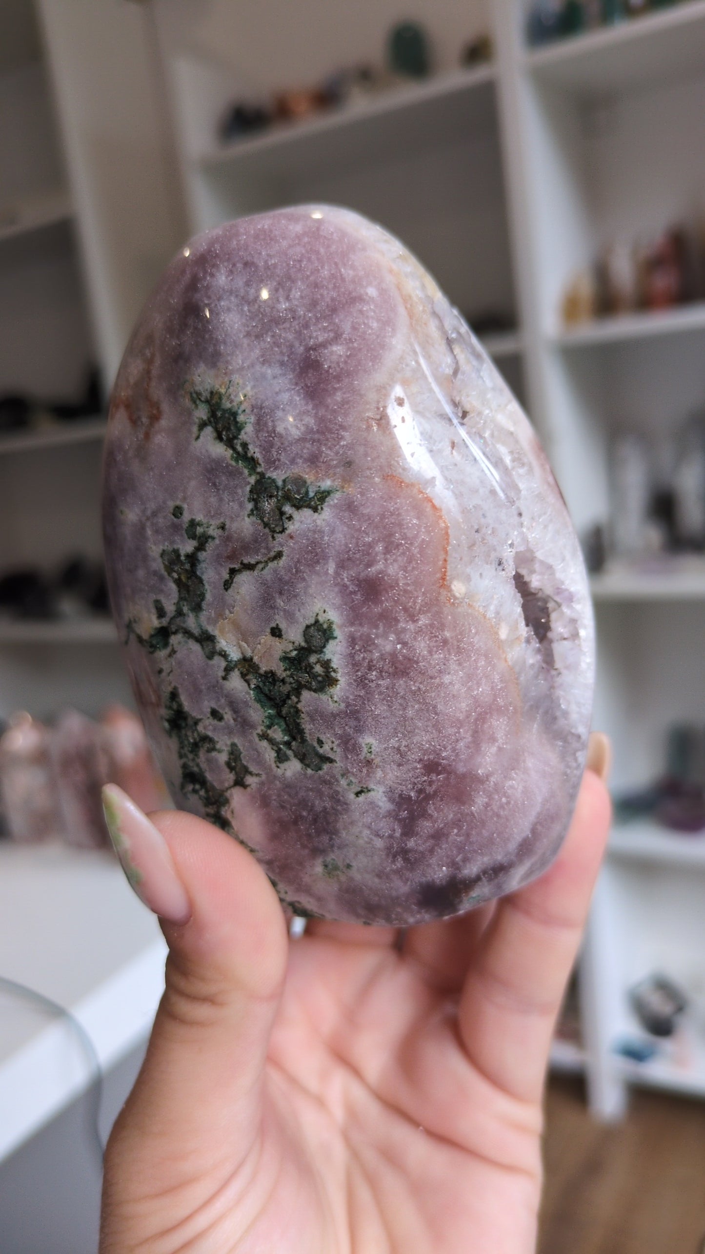 Pink amethyst freeform ✨