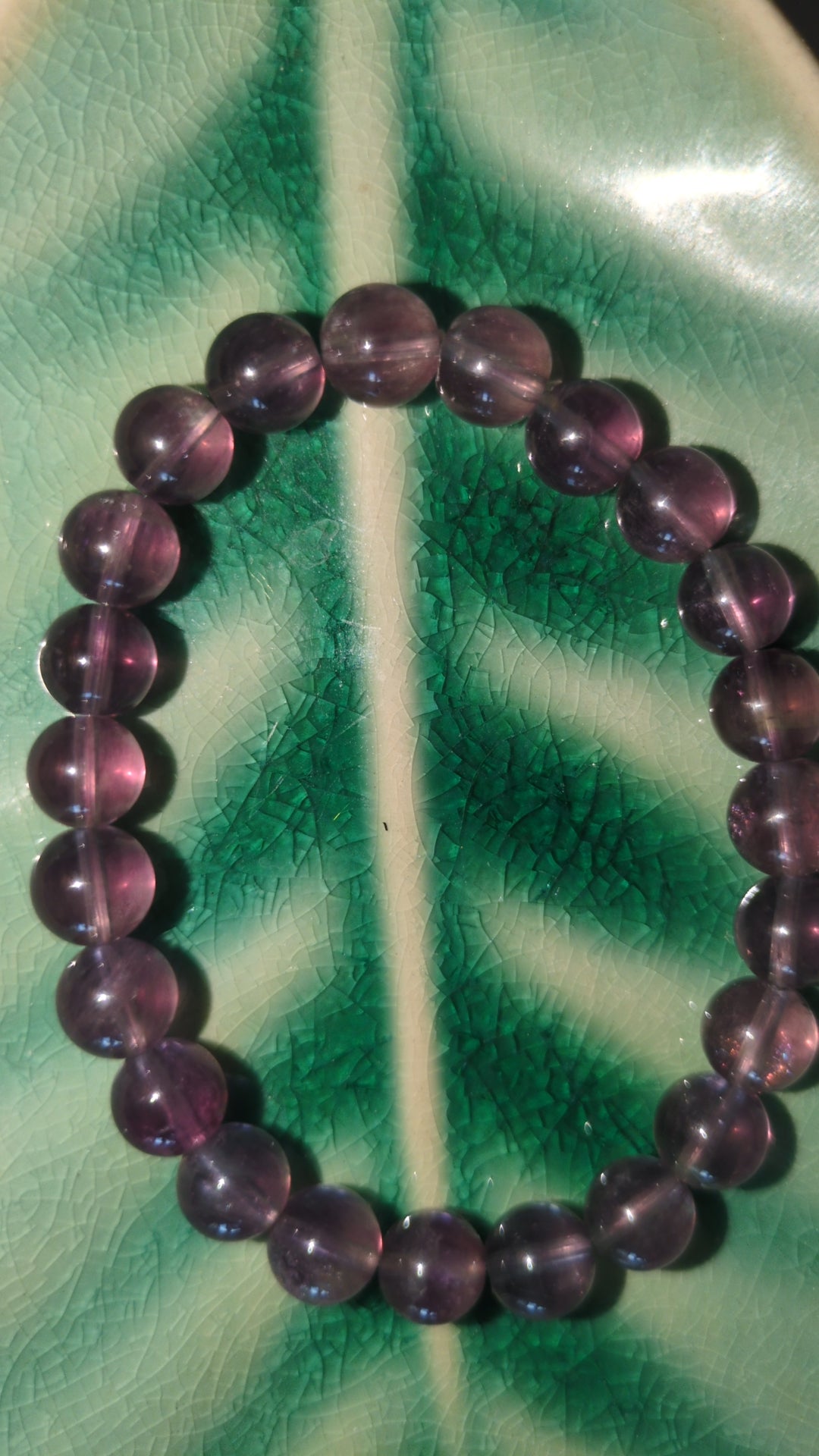 Purple Flourite bracelet ✨