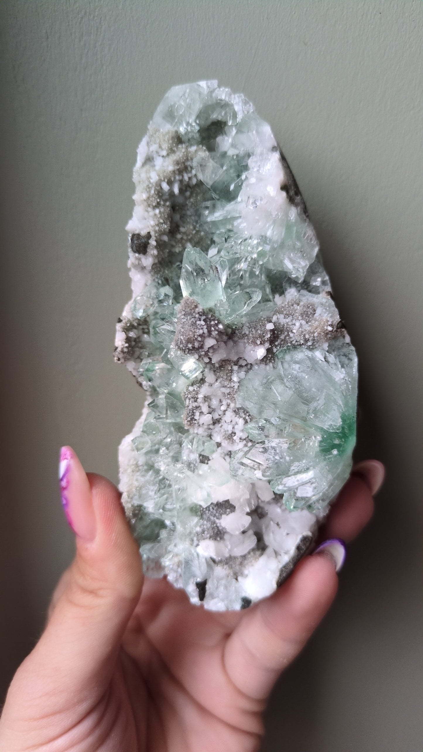 Icy Mint Apophyllite ✨ F