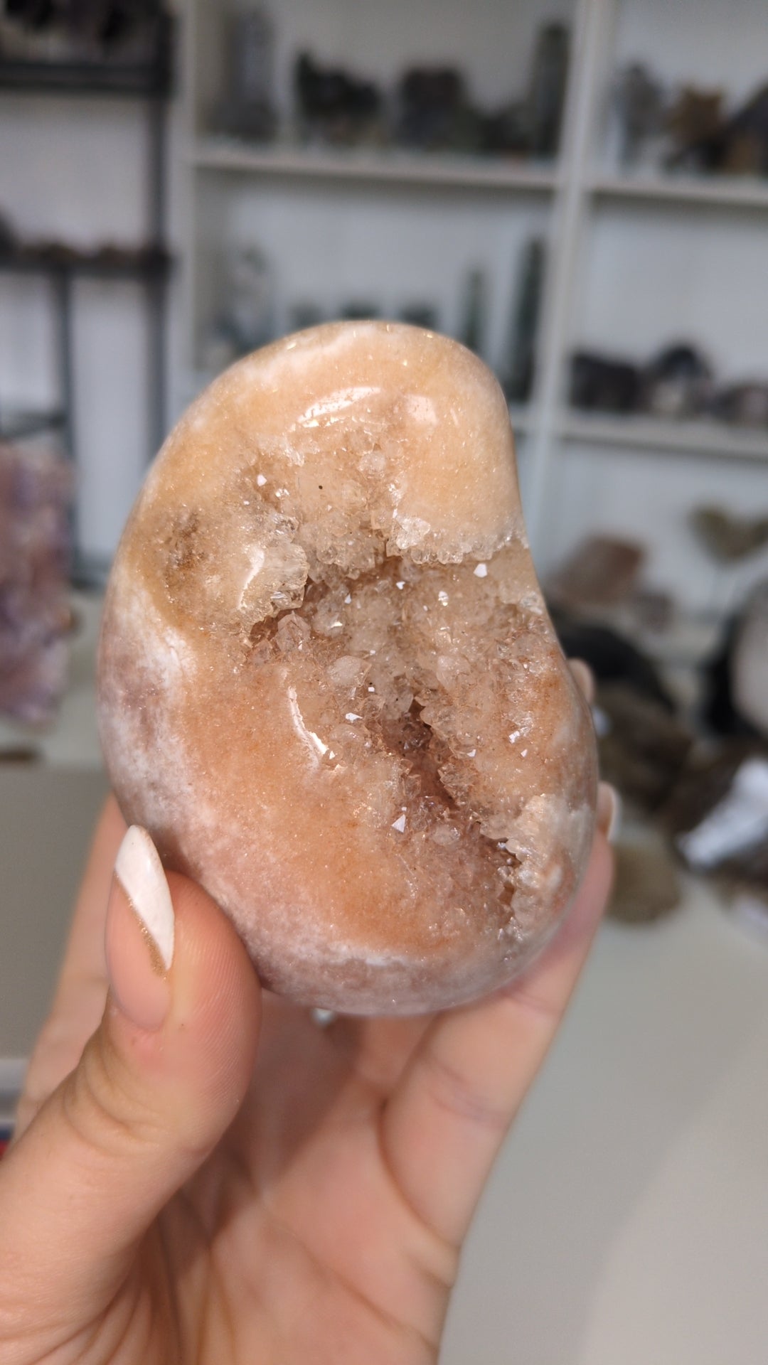 Pink amethyst freeform ✨