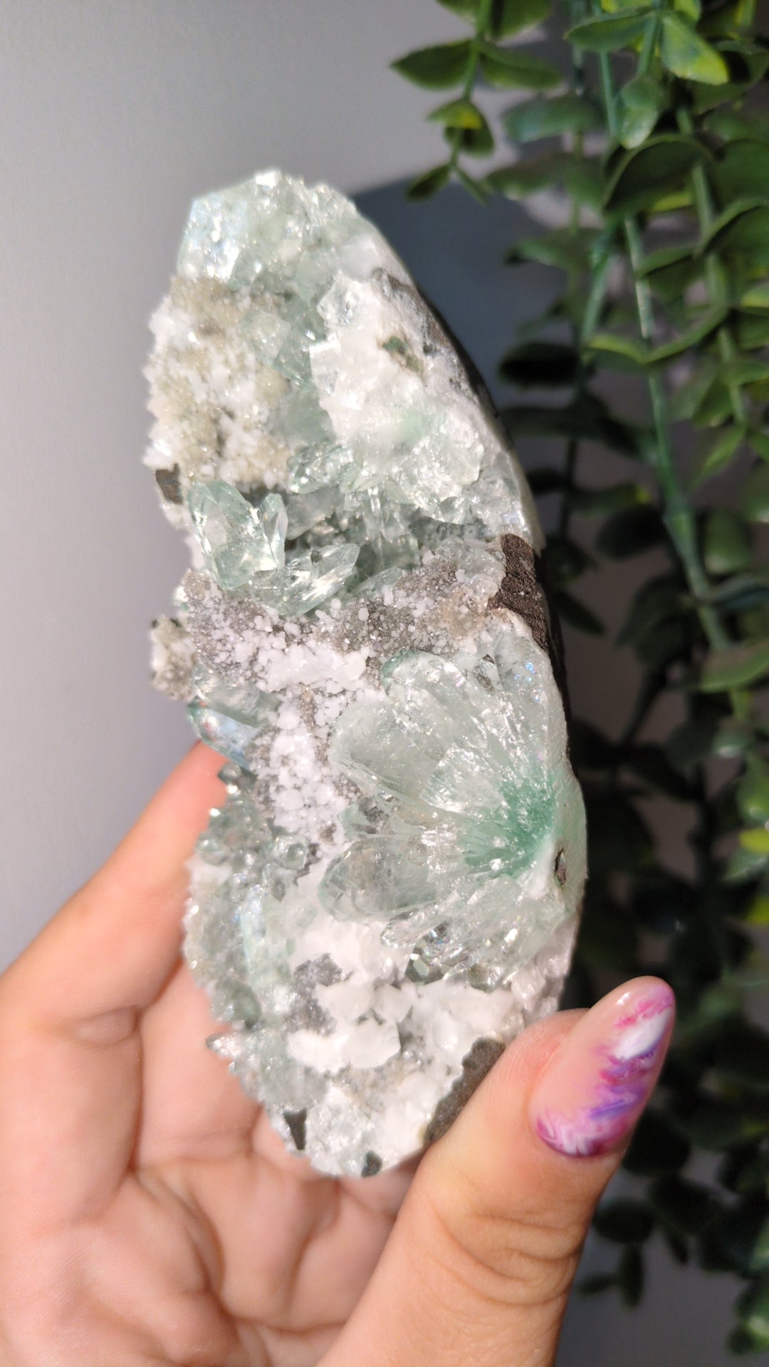 Icy Mint Apophyllite ✨ F