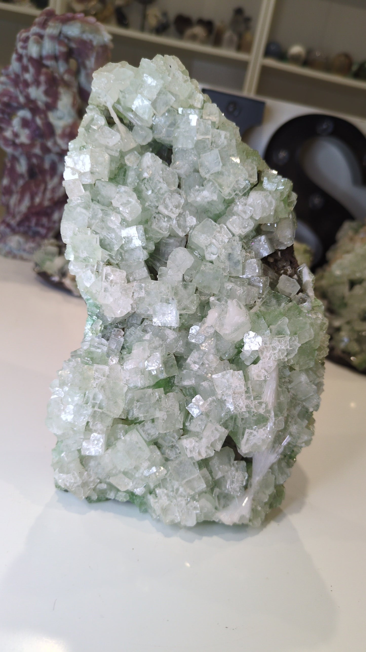Green disco Apophyllite ✨ statement piece ✨