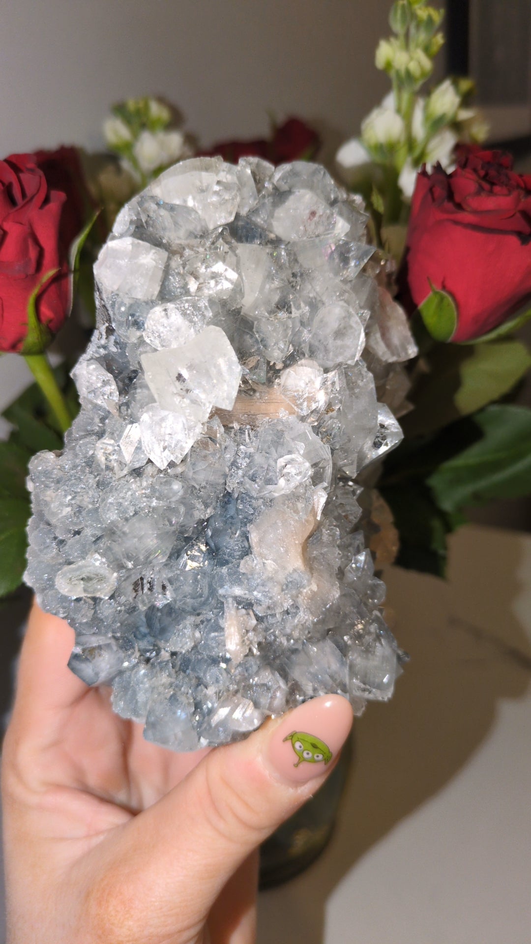 Large diamond Apophyllite specimen ✨ 80