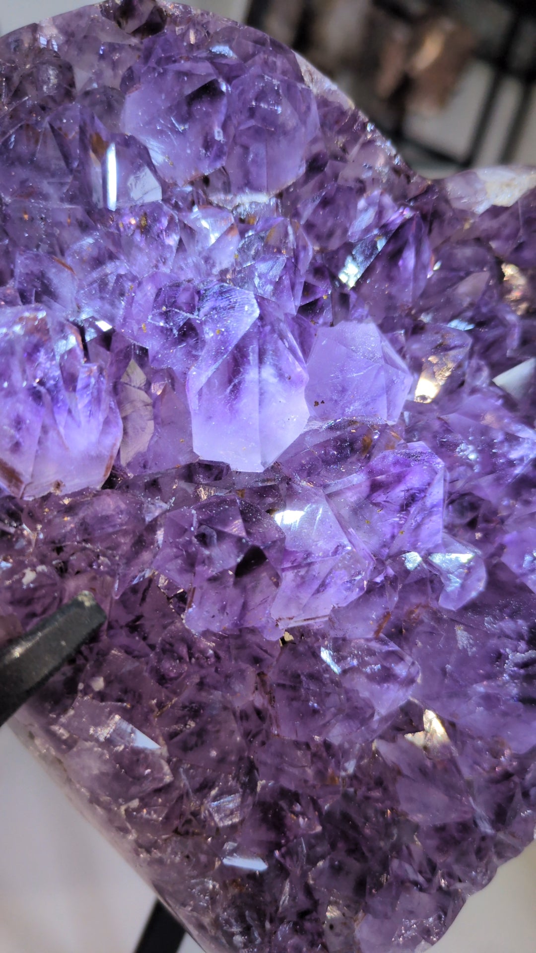 XL Amethyst cluster heart ✨