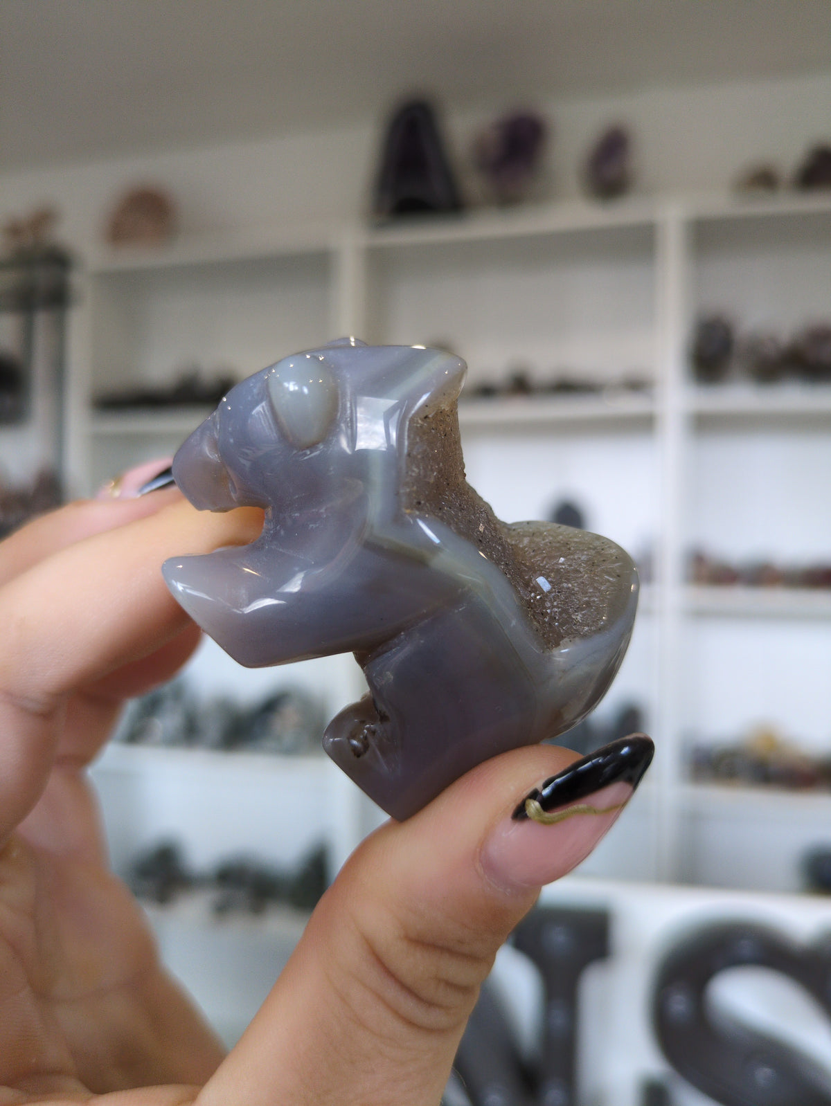 Small druzy agate Bear 🐻