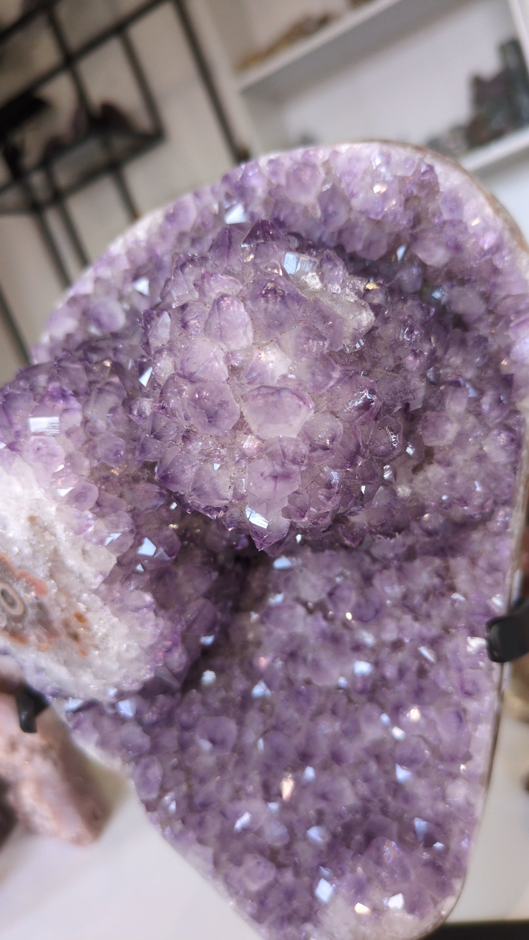 Large amethyst statement piece