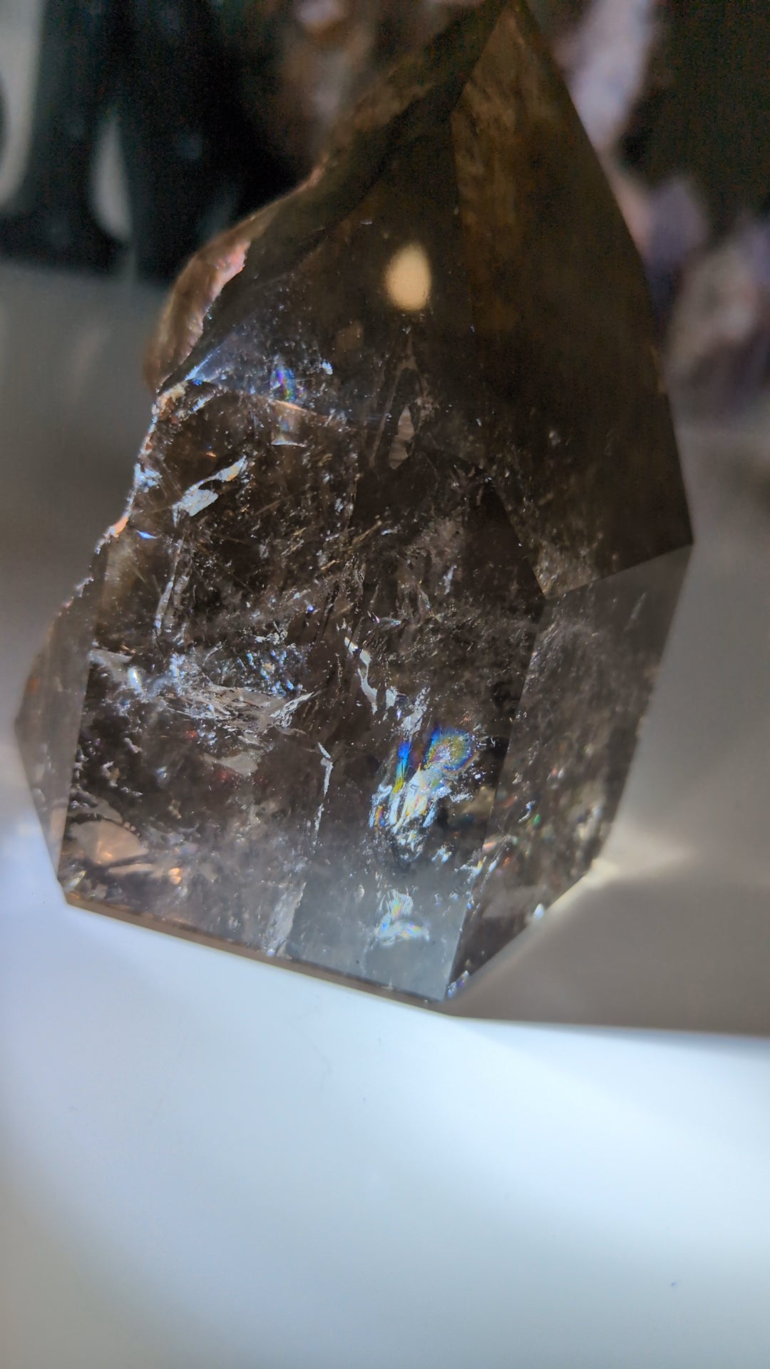 Super chunky lodolite with rutile tower ✨