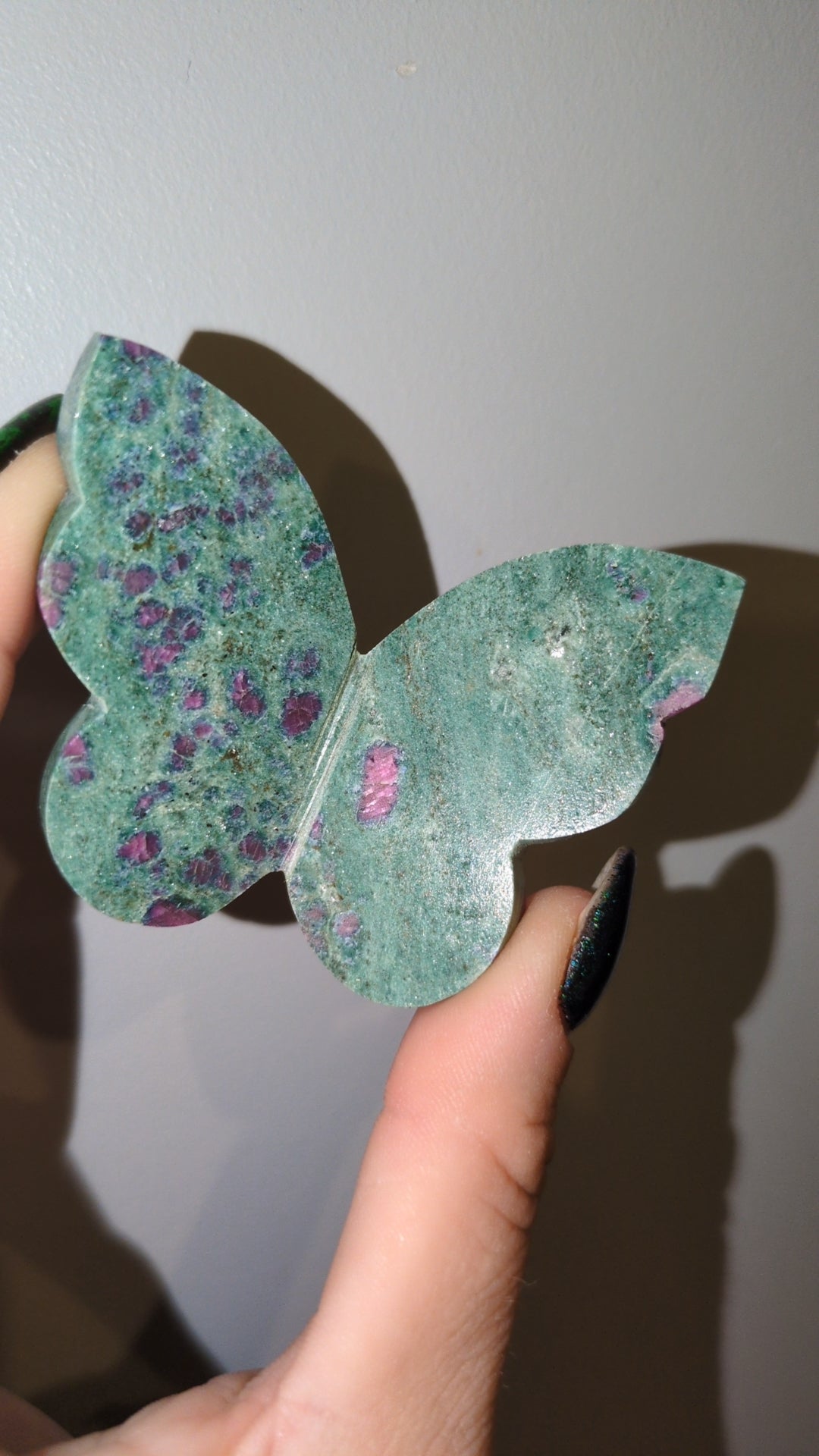 Ruby Fuchsite 3D butterfly 🦋