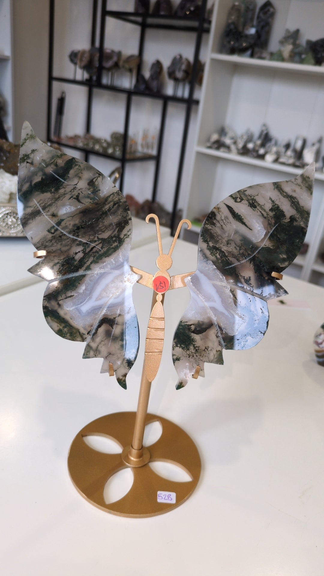 Moss agate wings B ✨