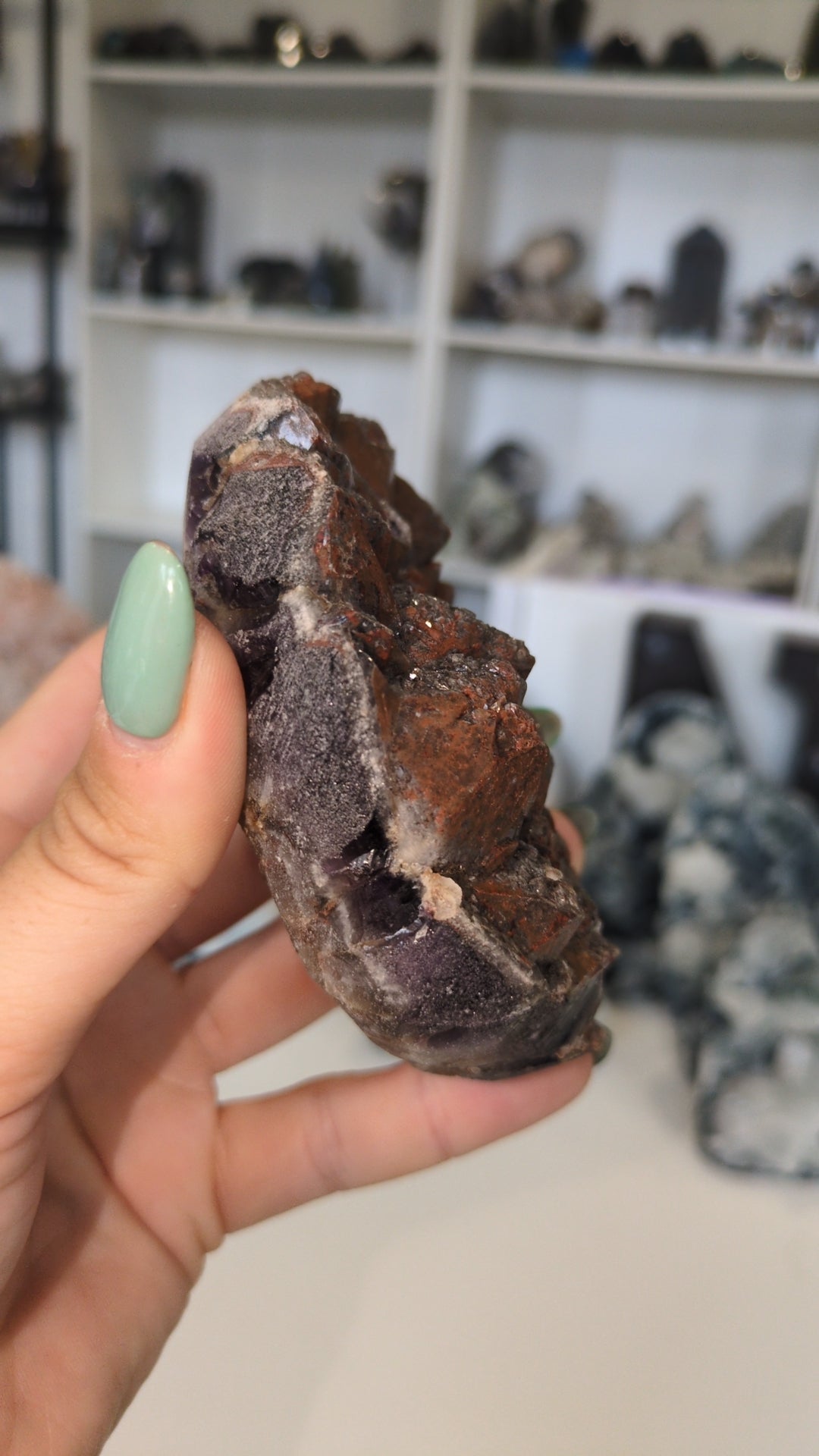 Amethyst with Hematite ✨ G