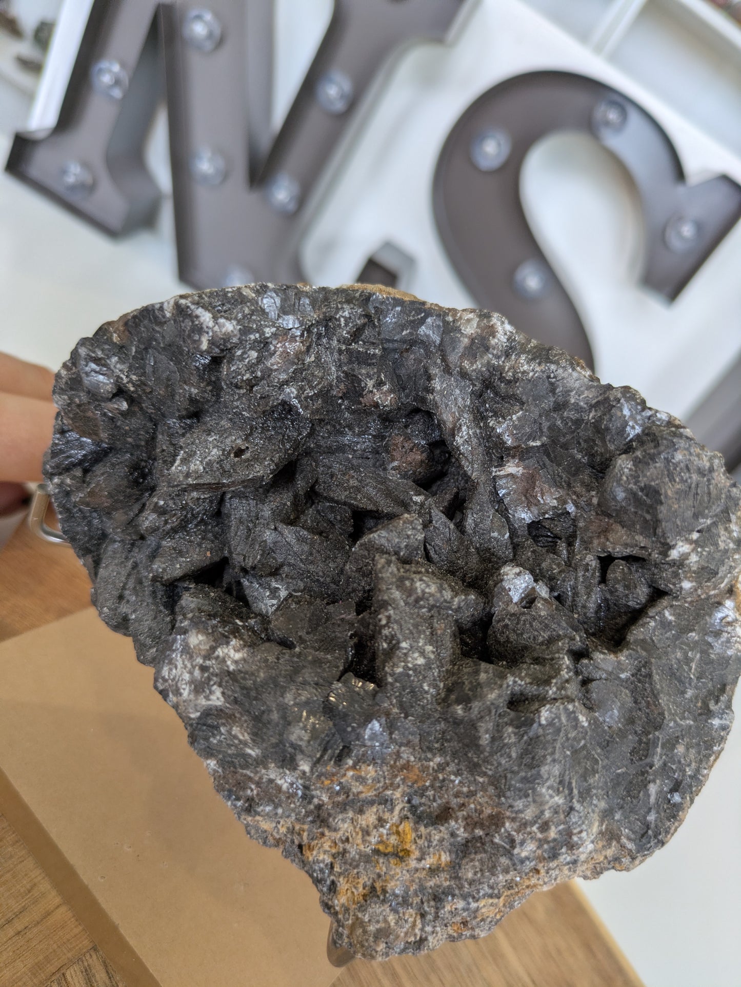 Large black calcite ✨