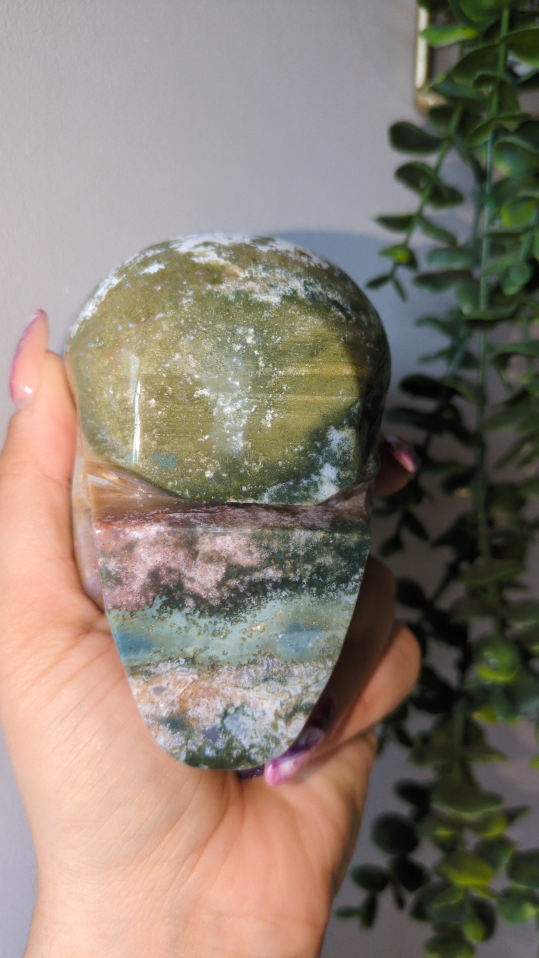 Ocean jasper Skull 💀