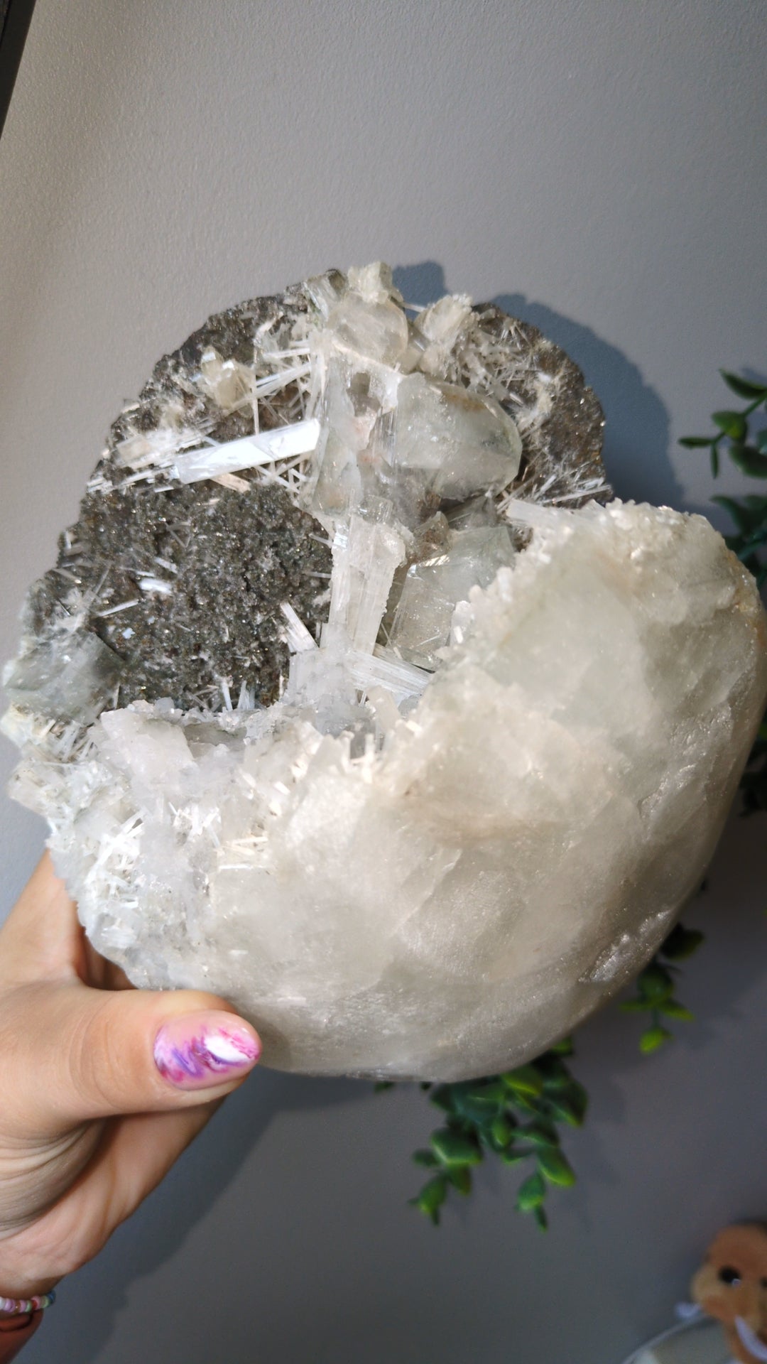 Scolecite Sprayed Apophyllite ✨ B