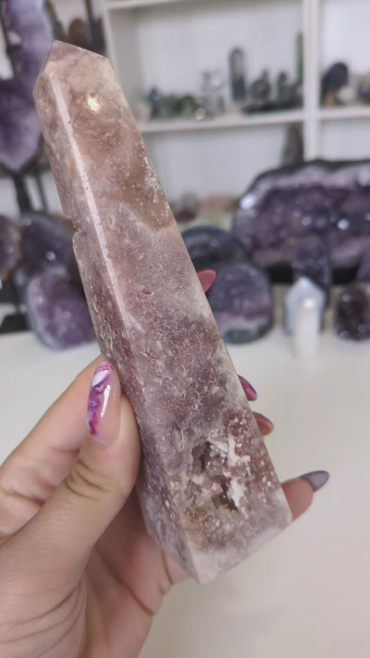 Pink amethyst tower D ✨