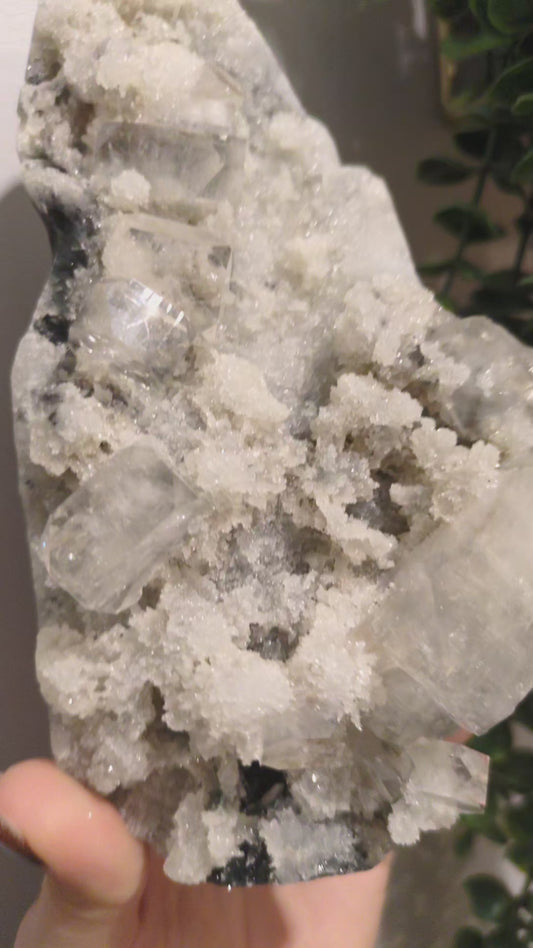 Iced Frost Apophyllite ✨ D