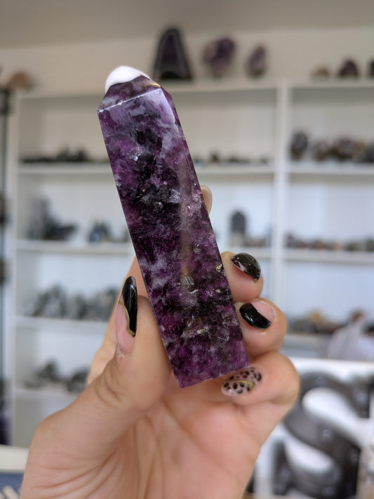 Purple mica tower ✨