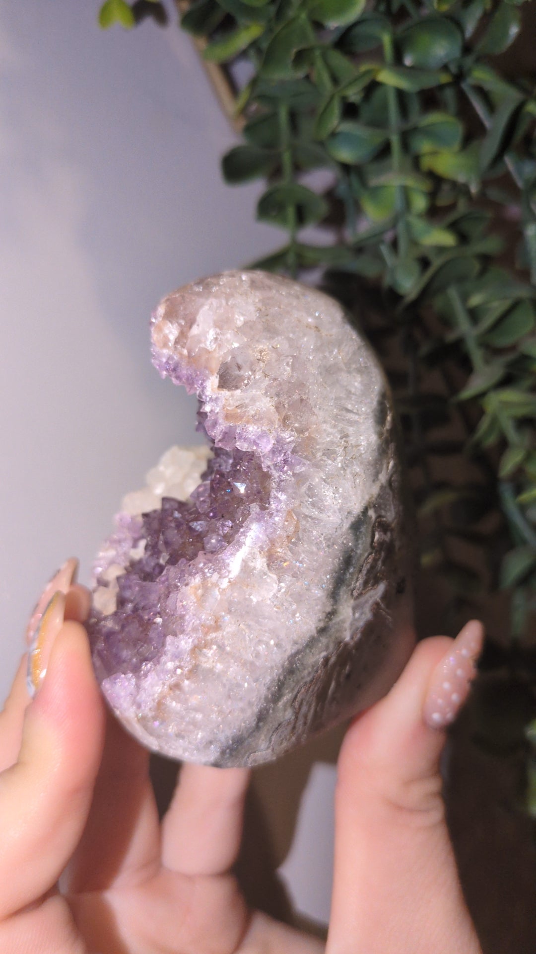 Amethyst with calcite ✨ 32G