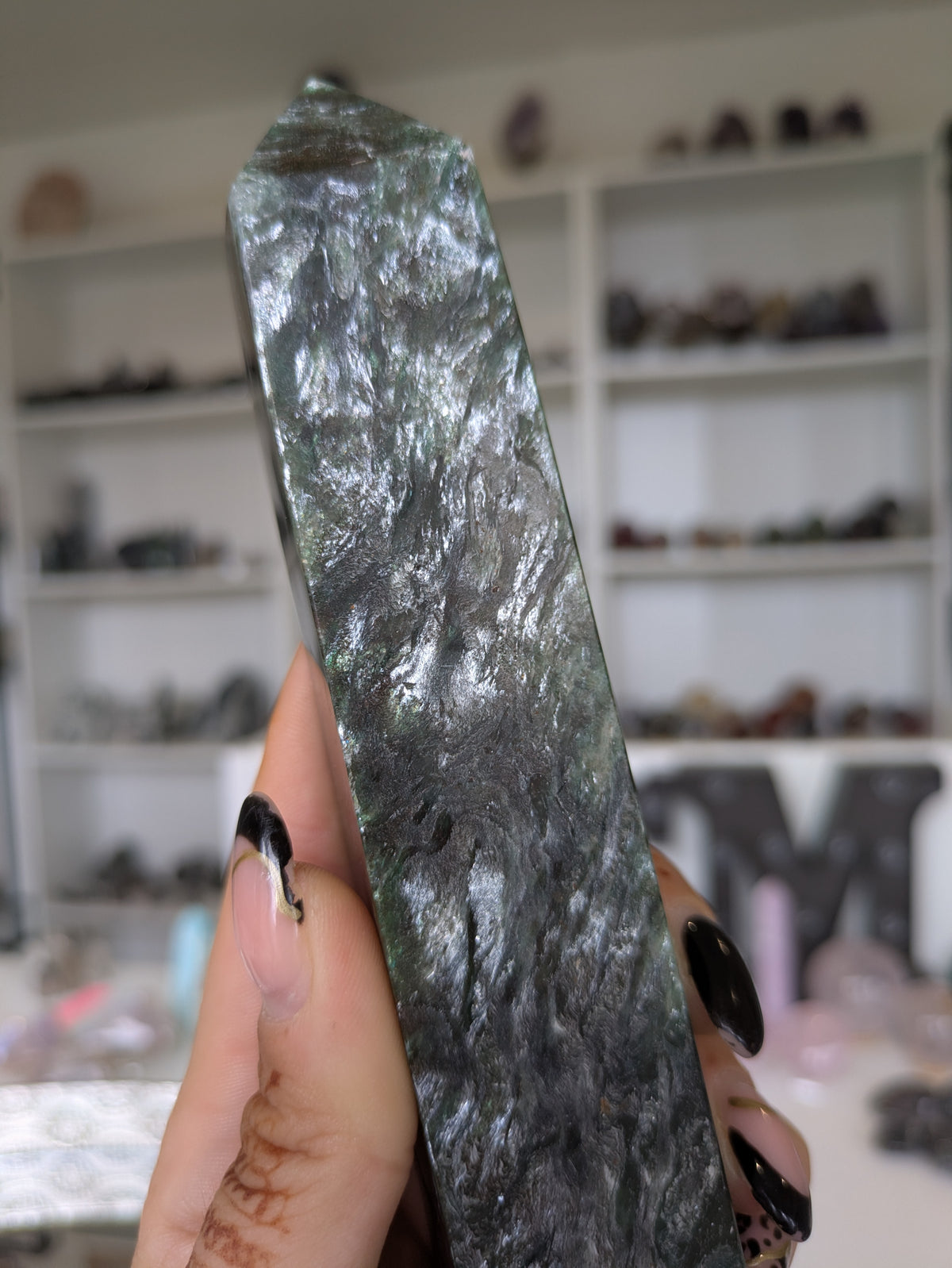 Green&pink mica tower ✨