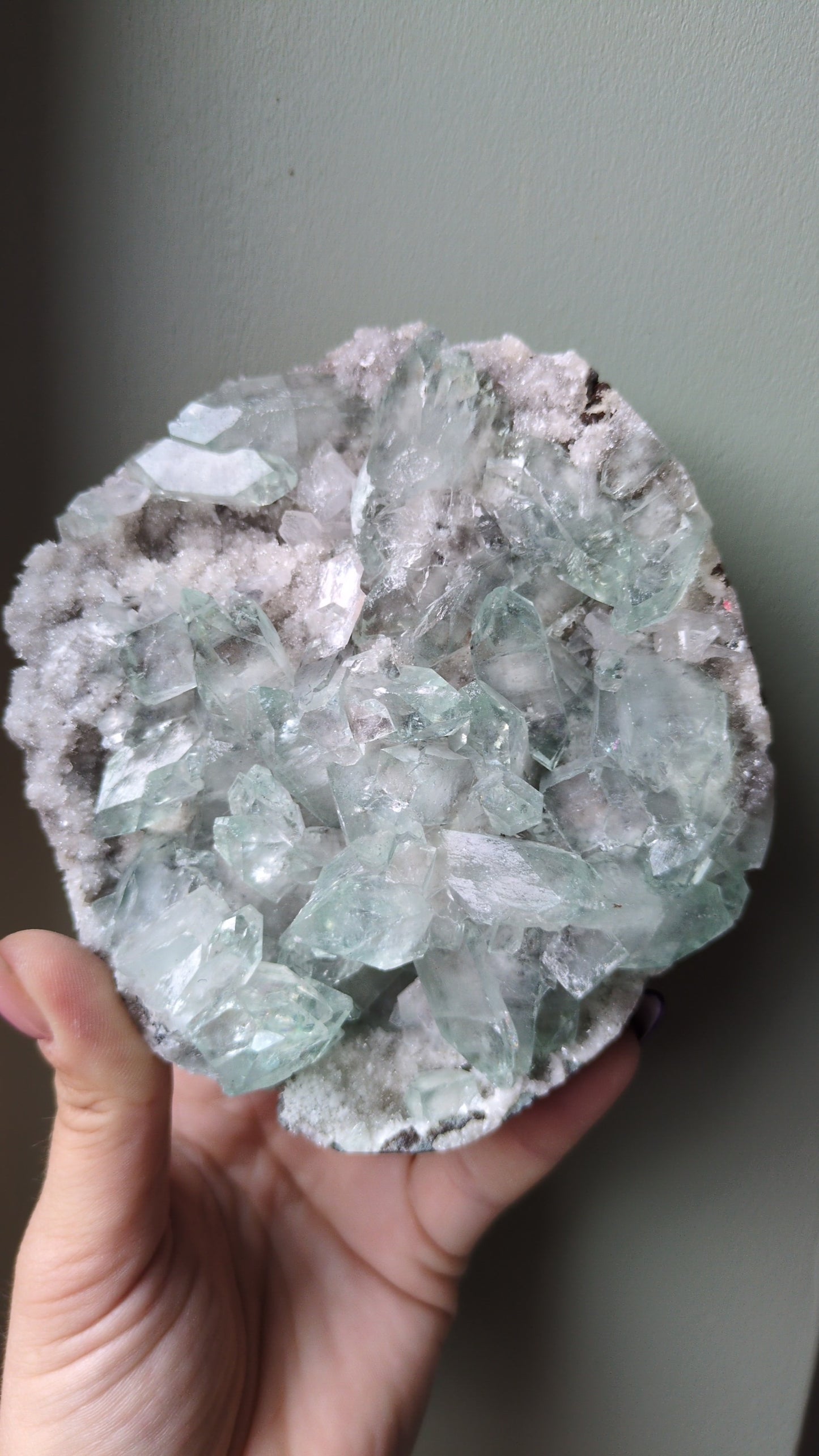 Icy Mint Apophyllite ✨ V