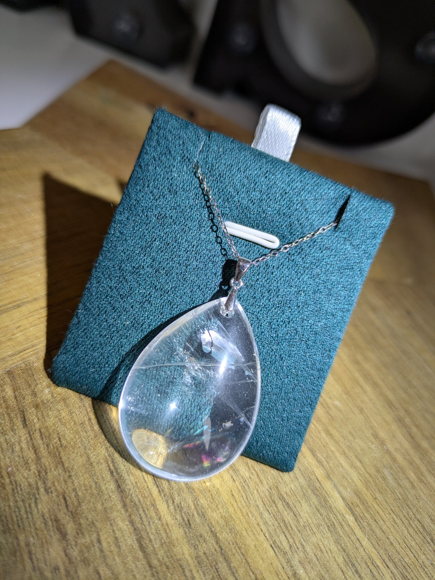 Clear quartz necklace ✨
