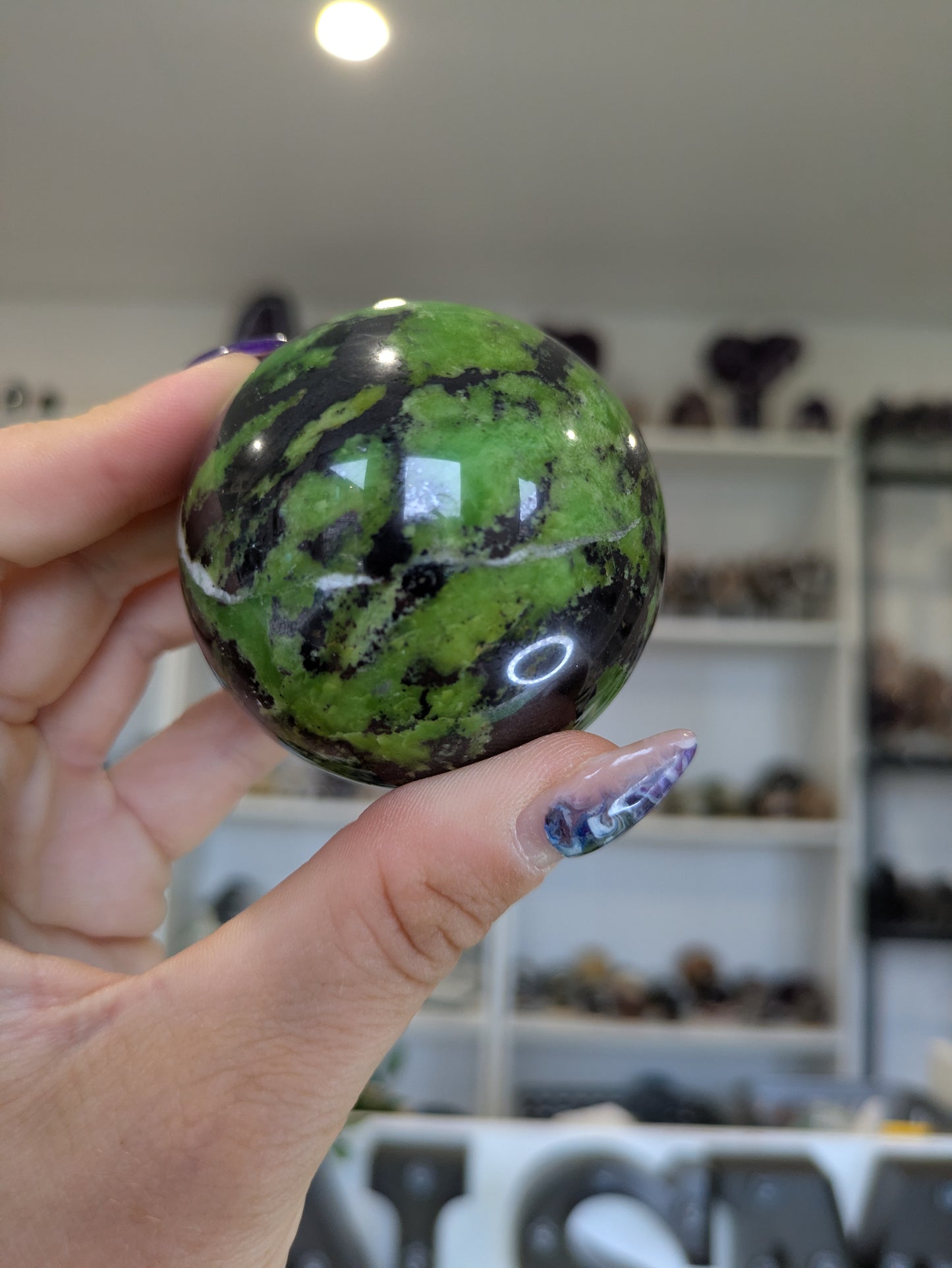 Green opal sphere ✨ B