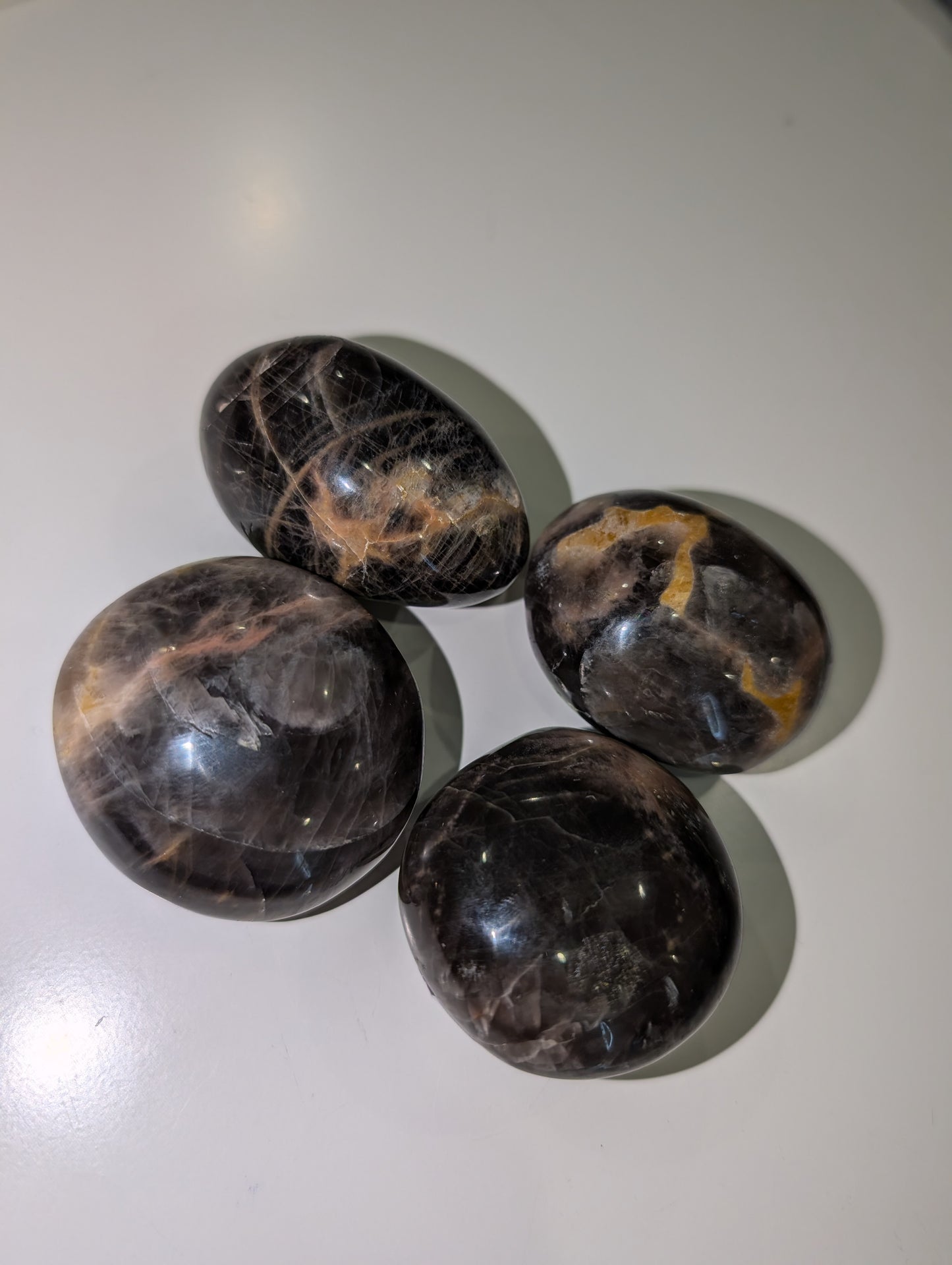 Black moonstone palms