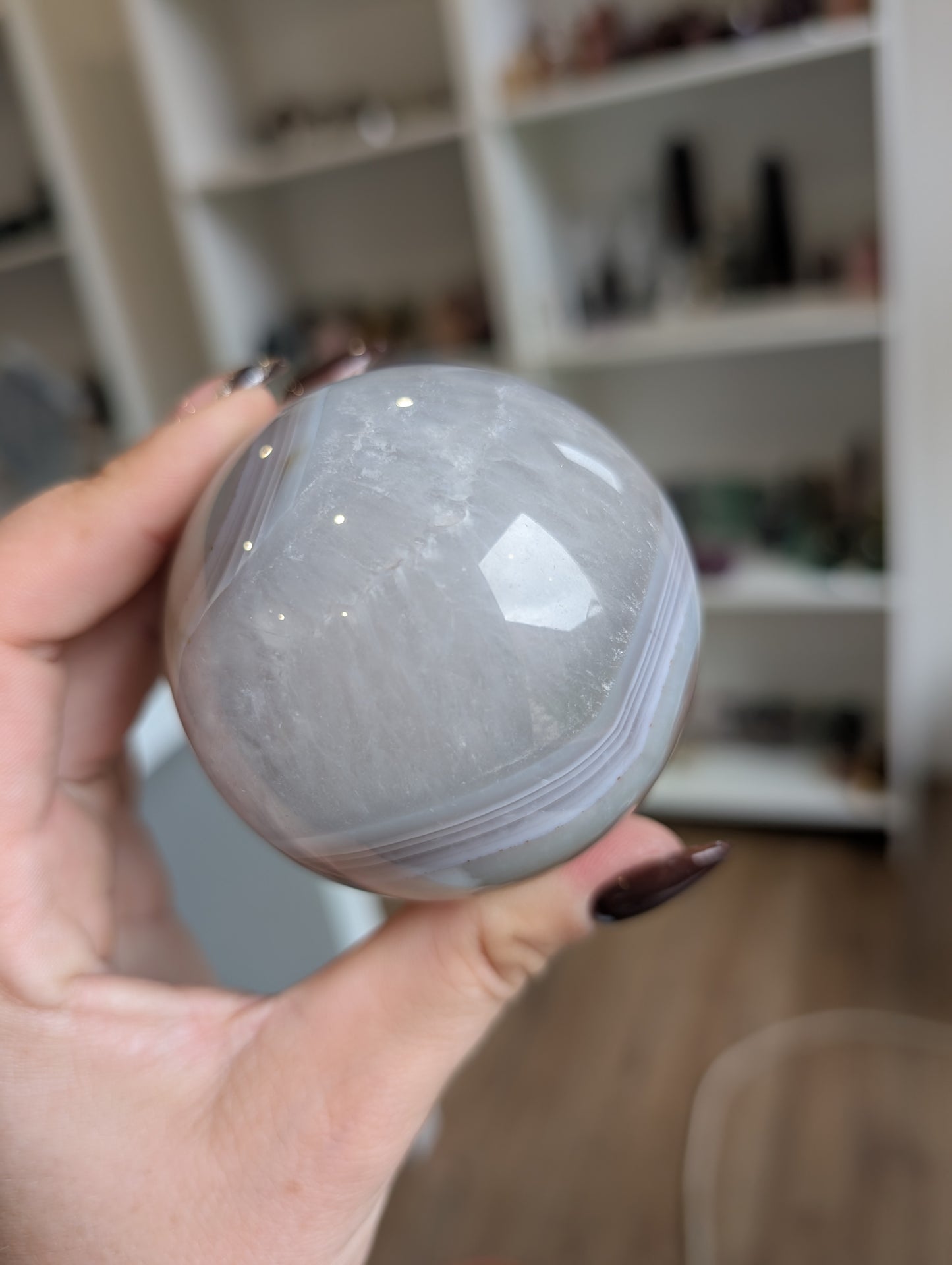 Jelly agate sphere ✨