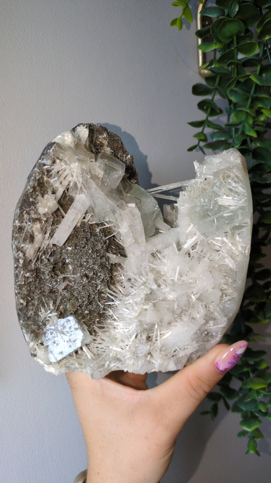 Scolecite Sprayed Apophyllite ✨ B
