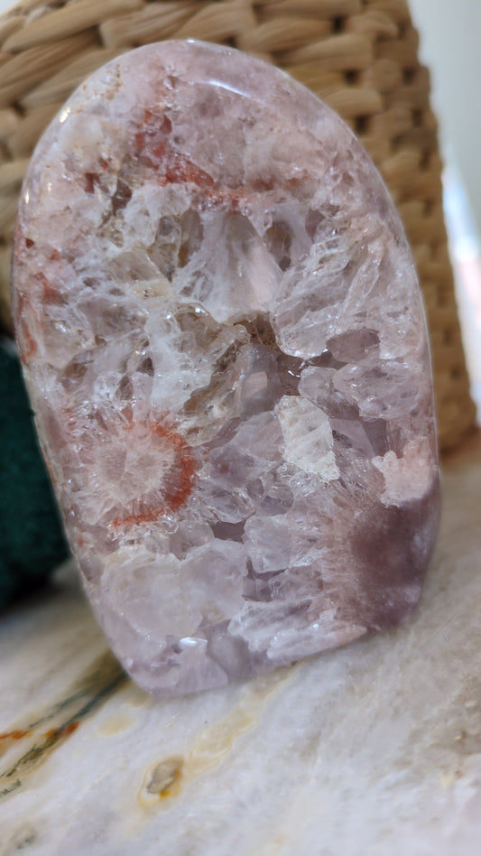 Pink amethyst freeform ✨