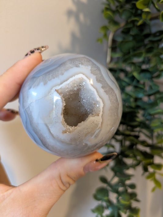 Druzy agate sphere ✨ A