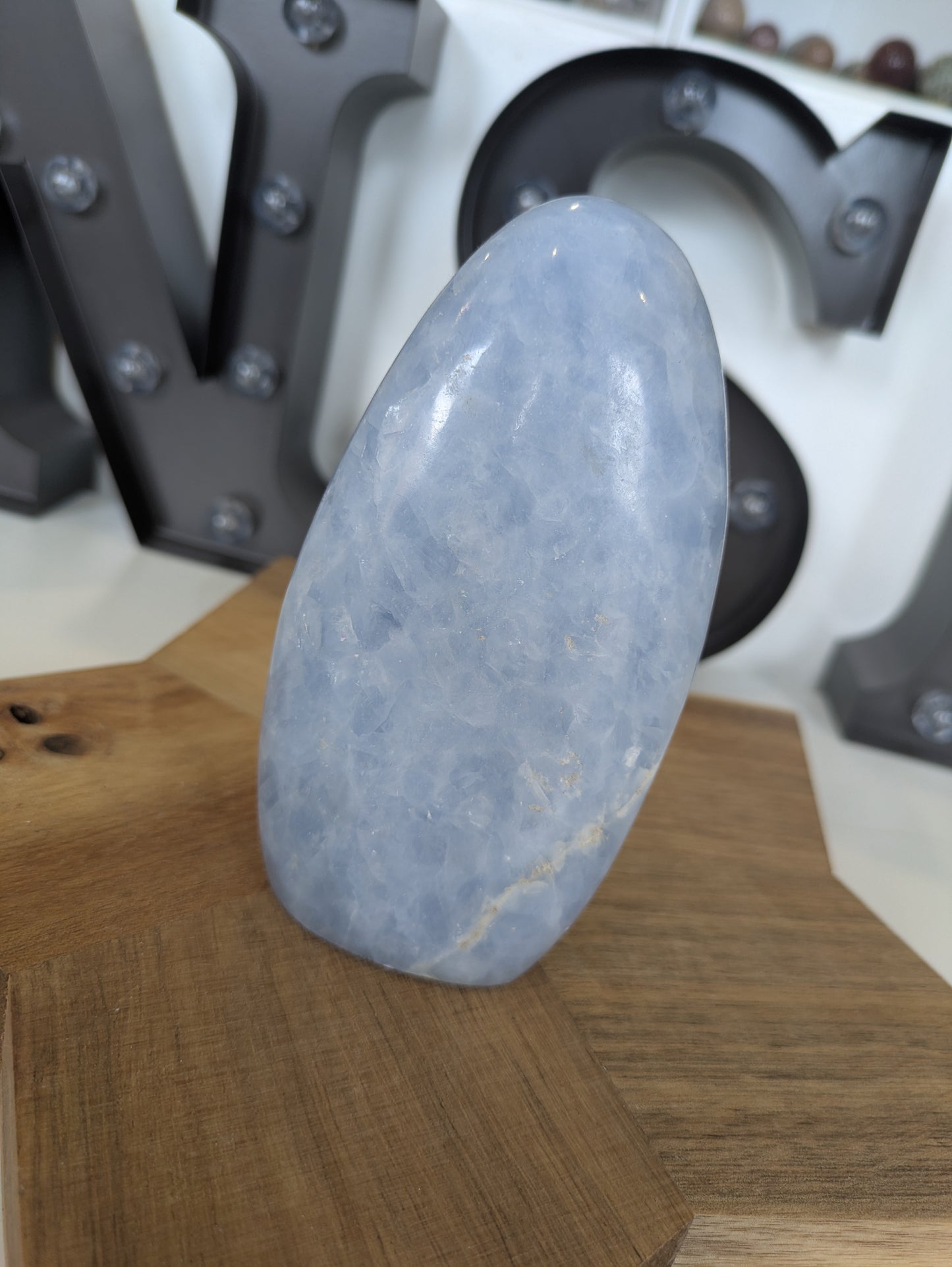 Blue calcite freeform ✨