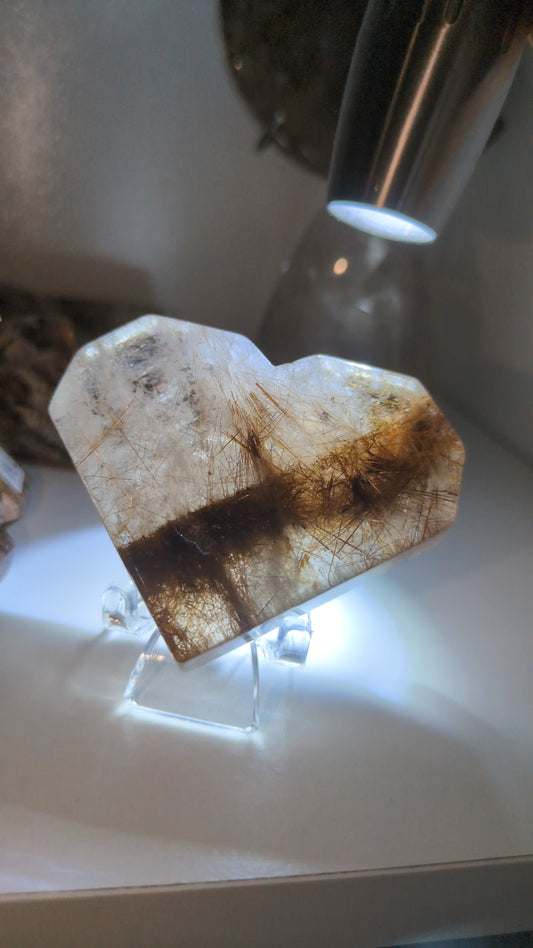 Copper rutile heart ❤️