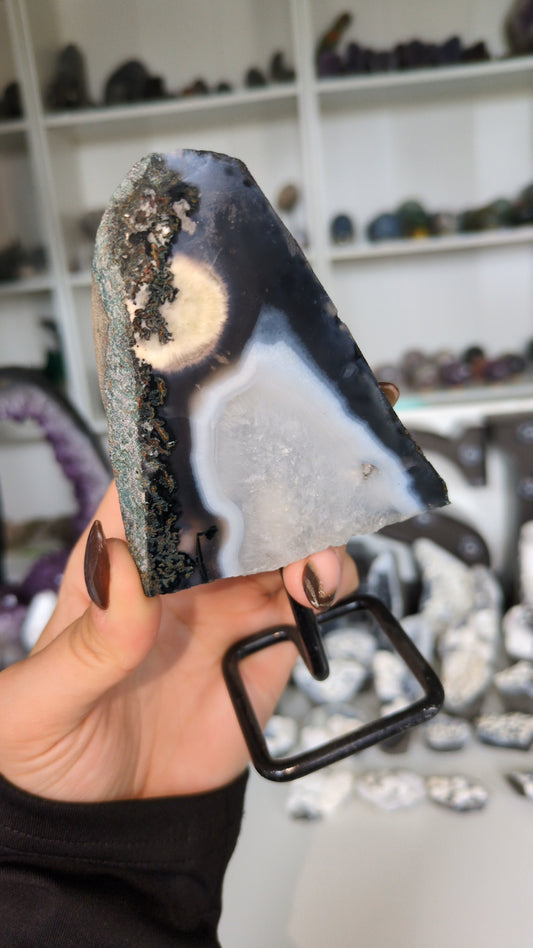 Agate and jasper slab Q ✨