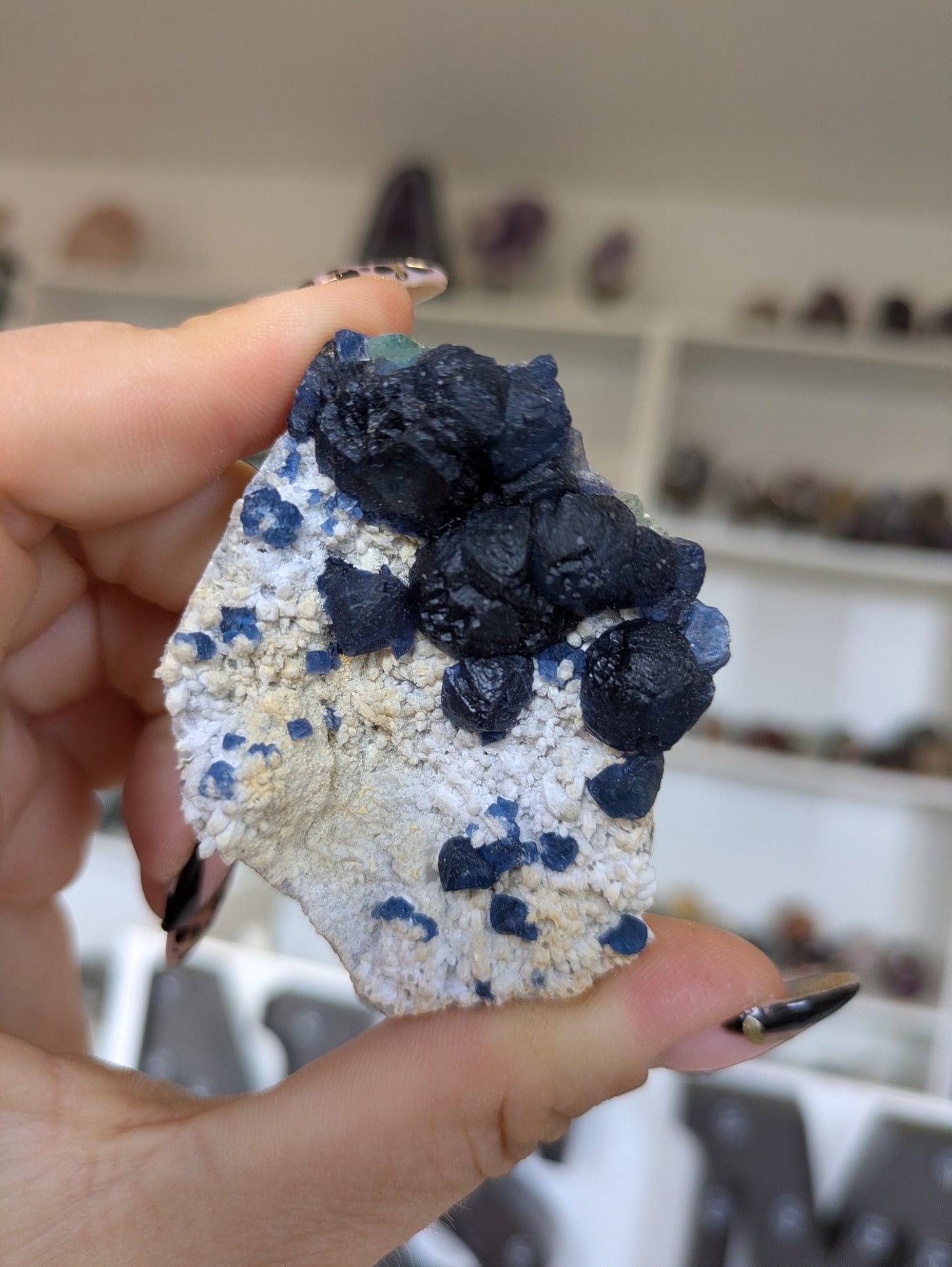 Small blueberry flourite specimen ✨