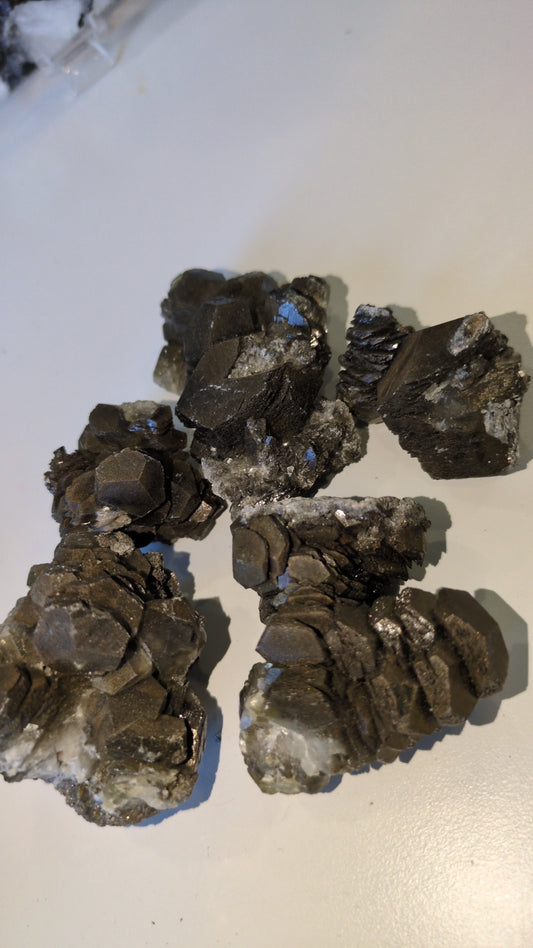 Raw calcite and pyrite Pic N Mic ✨